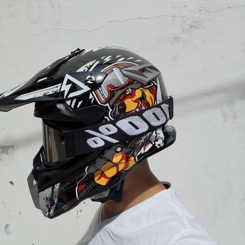 Motorcycle Racing Goggles Motocross MX MTB ATV UTV Dirt Bike Off-Road Eyewear - Windproof, Adjustable, High-Quality Sponge Padding