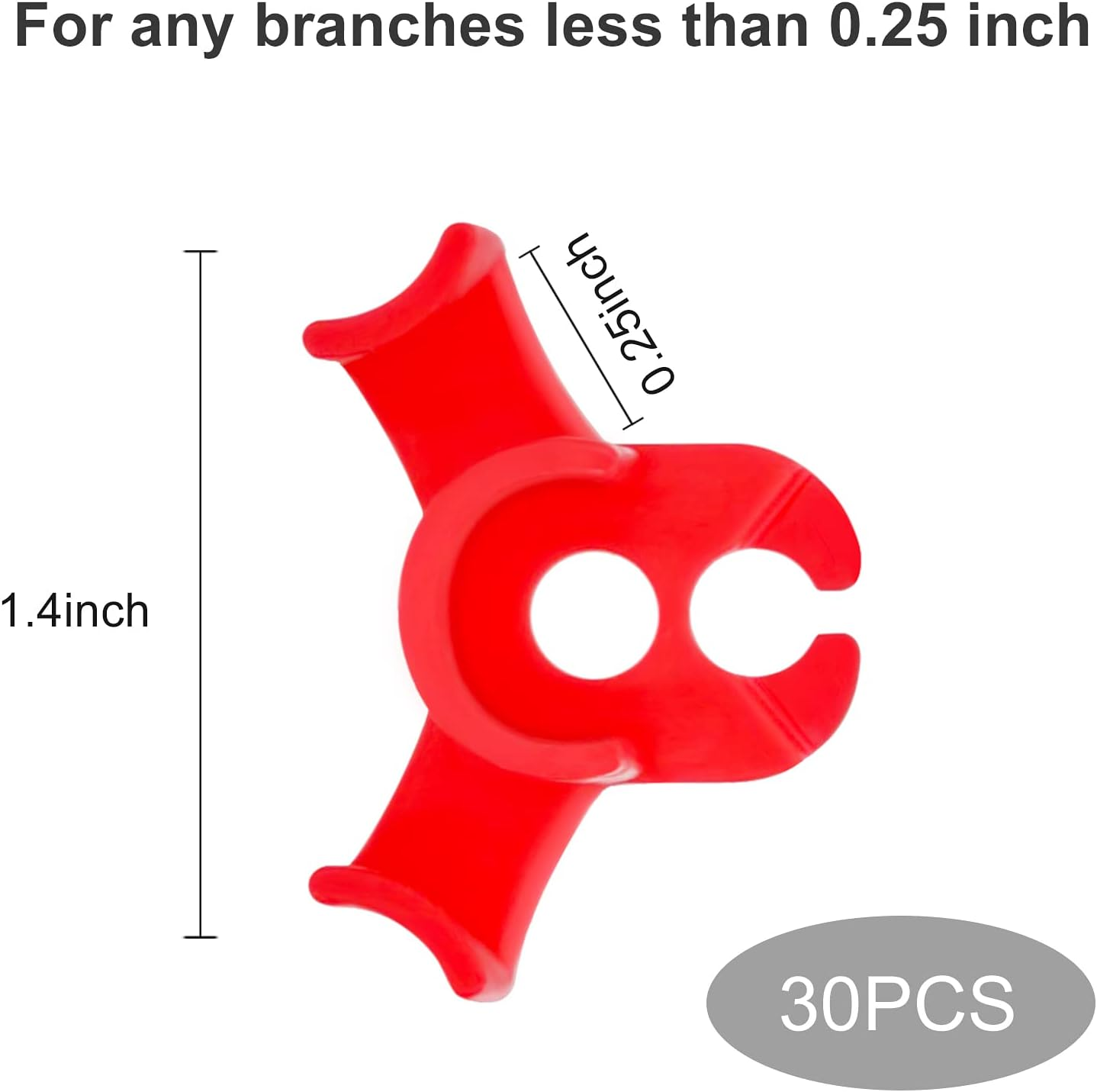 Business King Plant Training Clips 30 Pcs 90 Degree New Generation Low Stress Plant Clips to Bend Plant Clips to Train Plant (30 Pcs) image number 1