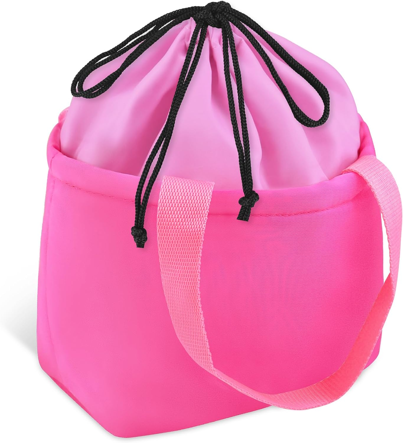 Annmore Kids Tote Bag for Toniebox Starterset, with Pockets to Hold 5-15 Tonie Characters, Compatiable with Yoto Player, Carry Multiple Yoto Cards, Pink, Modern image number 4