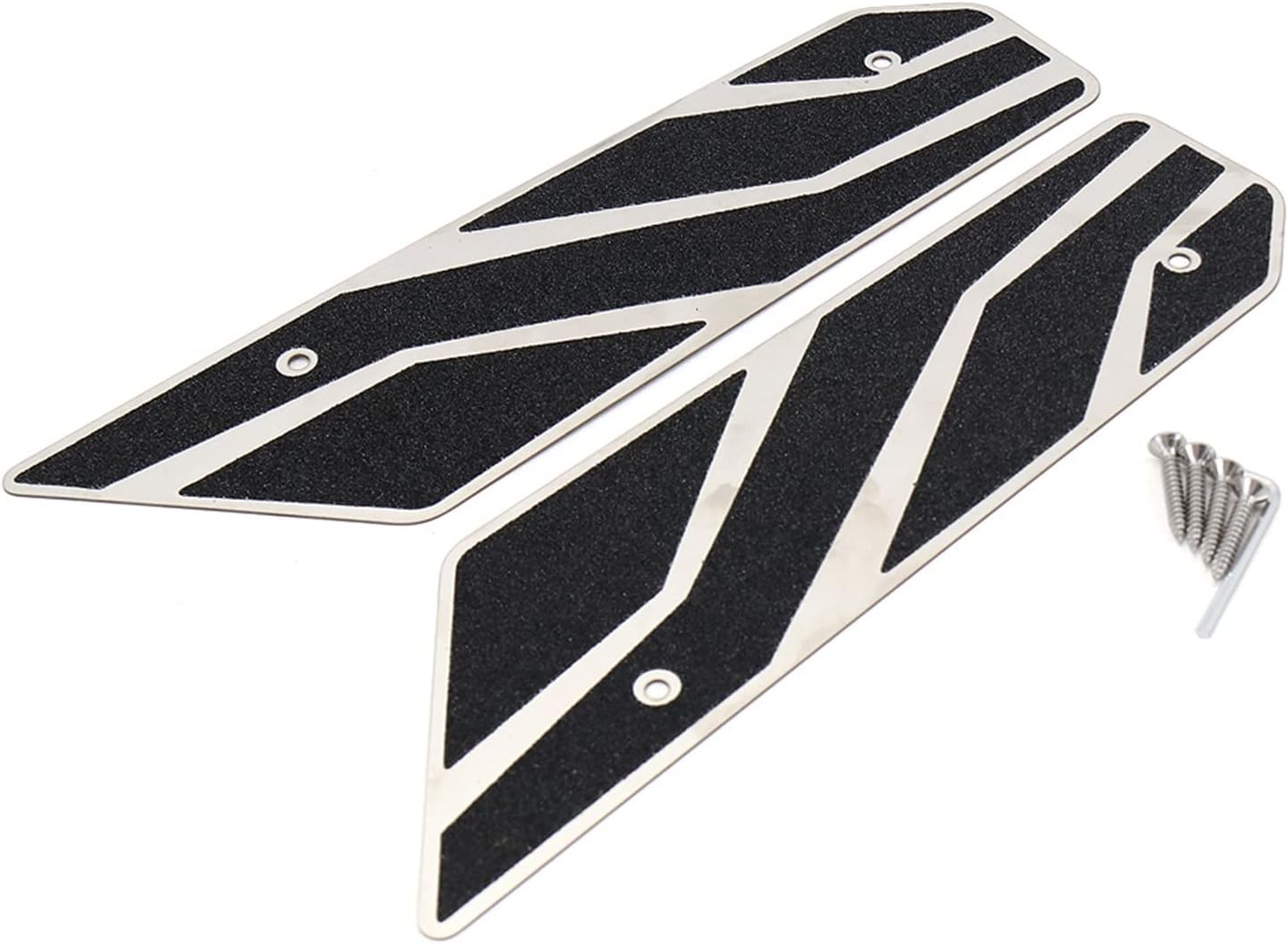 TEAUSA Motorcycle Accessories Foot Plate Motorbike Footboard Steps Foot Pegs Fit for SYM MAXSYM TL 500 Maxsym Tl500 Pedals Plate Cover image number 3