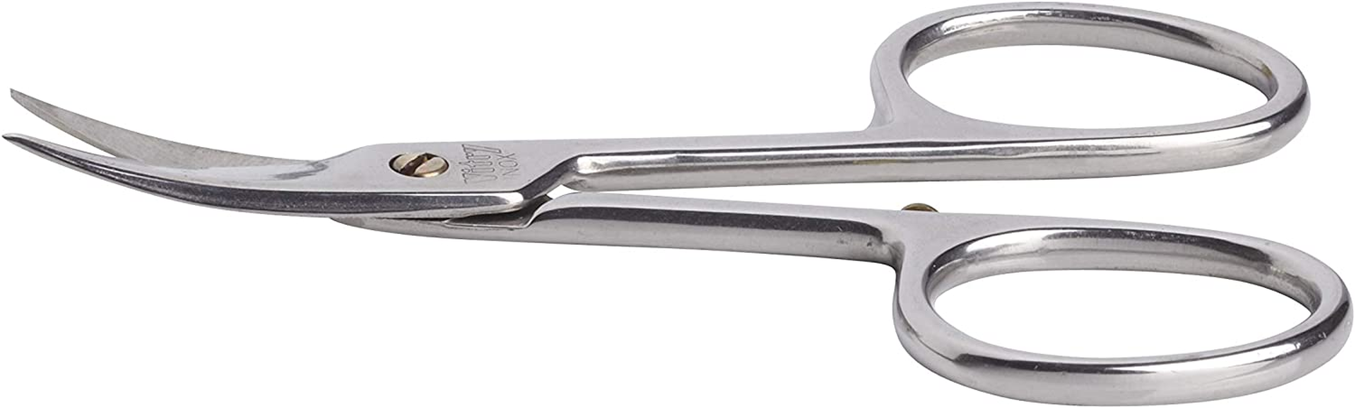 Vitry Shiny Stainless Steel Curved Nail Scissors