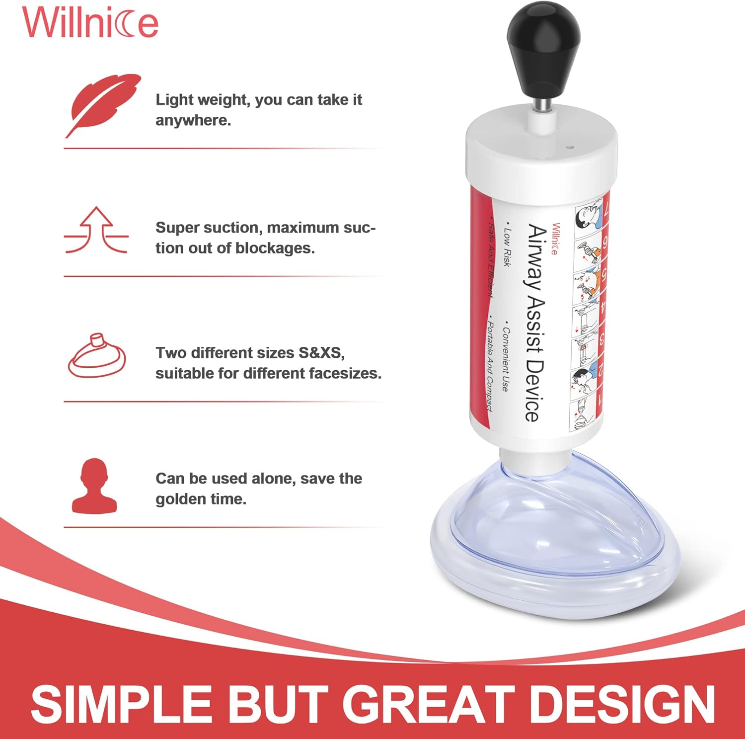 Effective Assist Device Works for Removing Foreign Material, Portable Manual Kit- GY Provided Home & Travel Kit image number 4