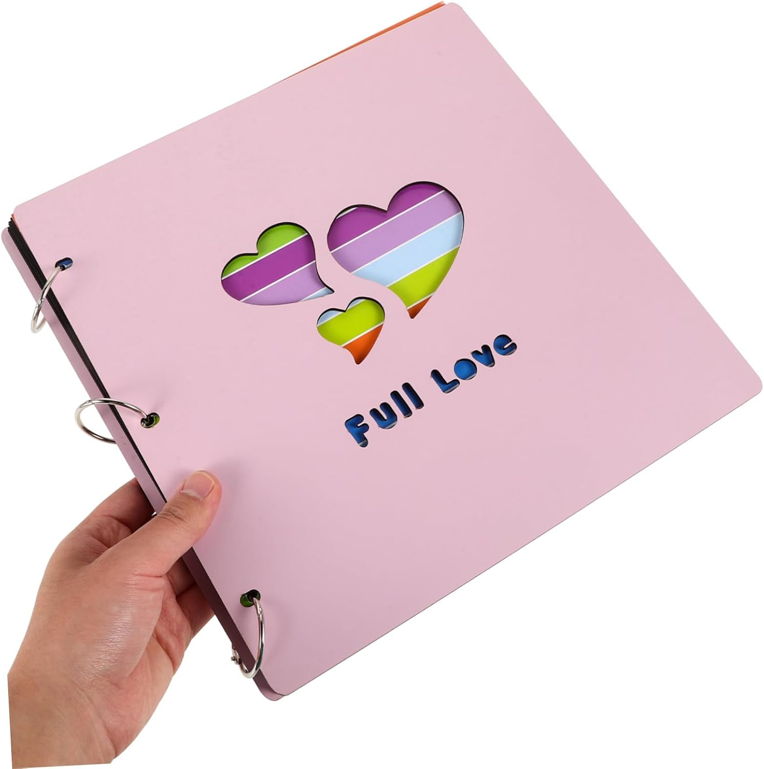 ABOOFAN Diy Photo Album Handmade Scrapbook Wooden Picture Book for Home School Family image number 3