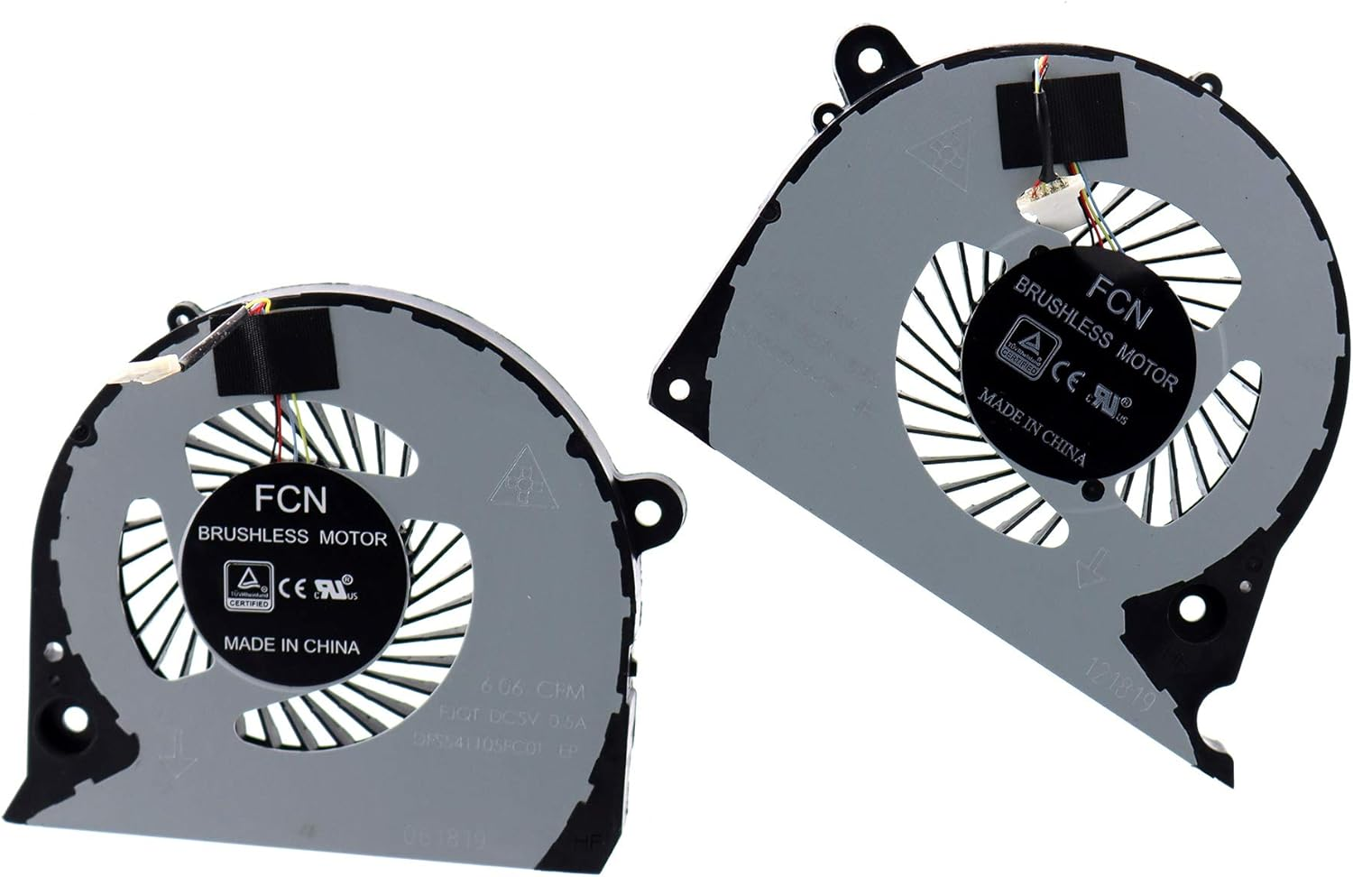 Deal4Go CPU Cooling Fan DFS2000054H0T FJQS W/Gpu Cooler Fan DFS541105FC0T FKJF for Dell Inspiron 15 7577 7588 G5-5587 G7-7577 G7-7588 P72F image number 1