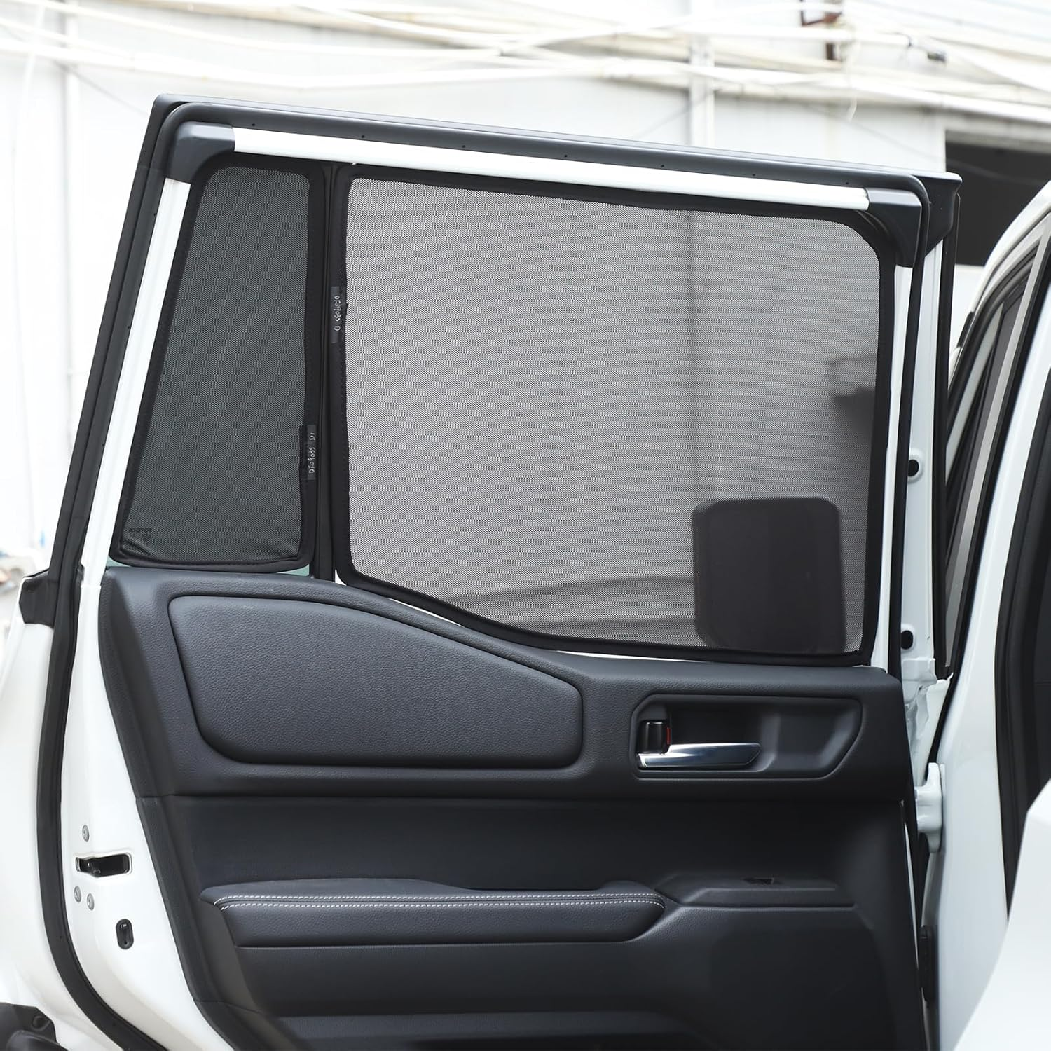 Yinaniutos Window Sun Shade Compatible with Toyota Land Cruiser Prado 250 2024 2025 | Windscreen Blind Mesh | Polyester (Rear Side Windows 4Pcs) image number 3