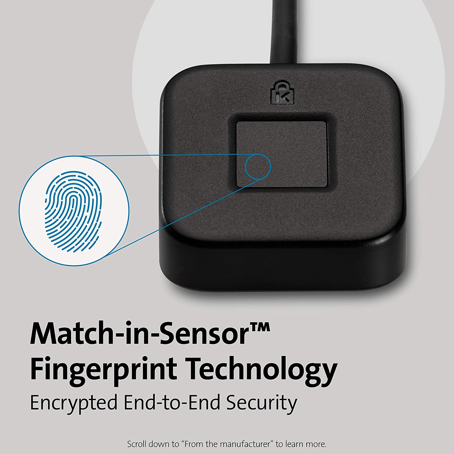 Kensington Verimark Desktop Fingerprint Key image number 6