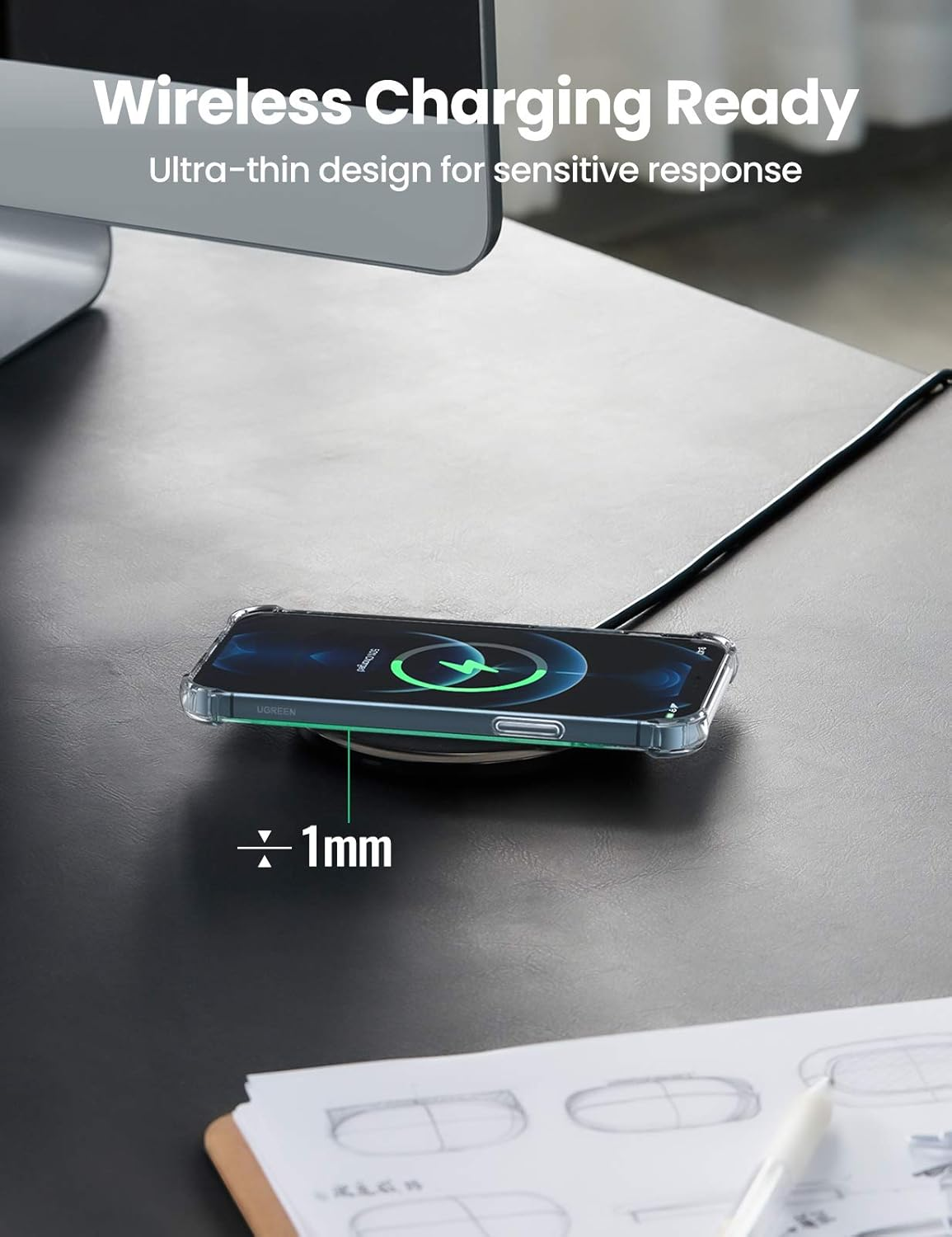 UGREEN 20441 Protective Case for Iphone 12 6.1-Inch (Clear) (V28-ACBUGN20441) image number 1