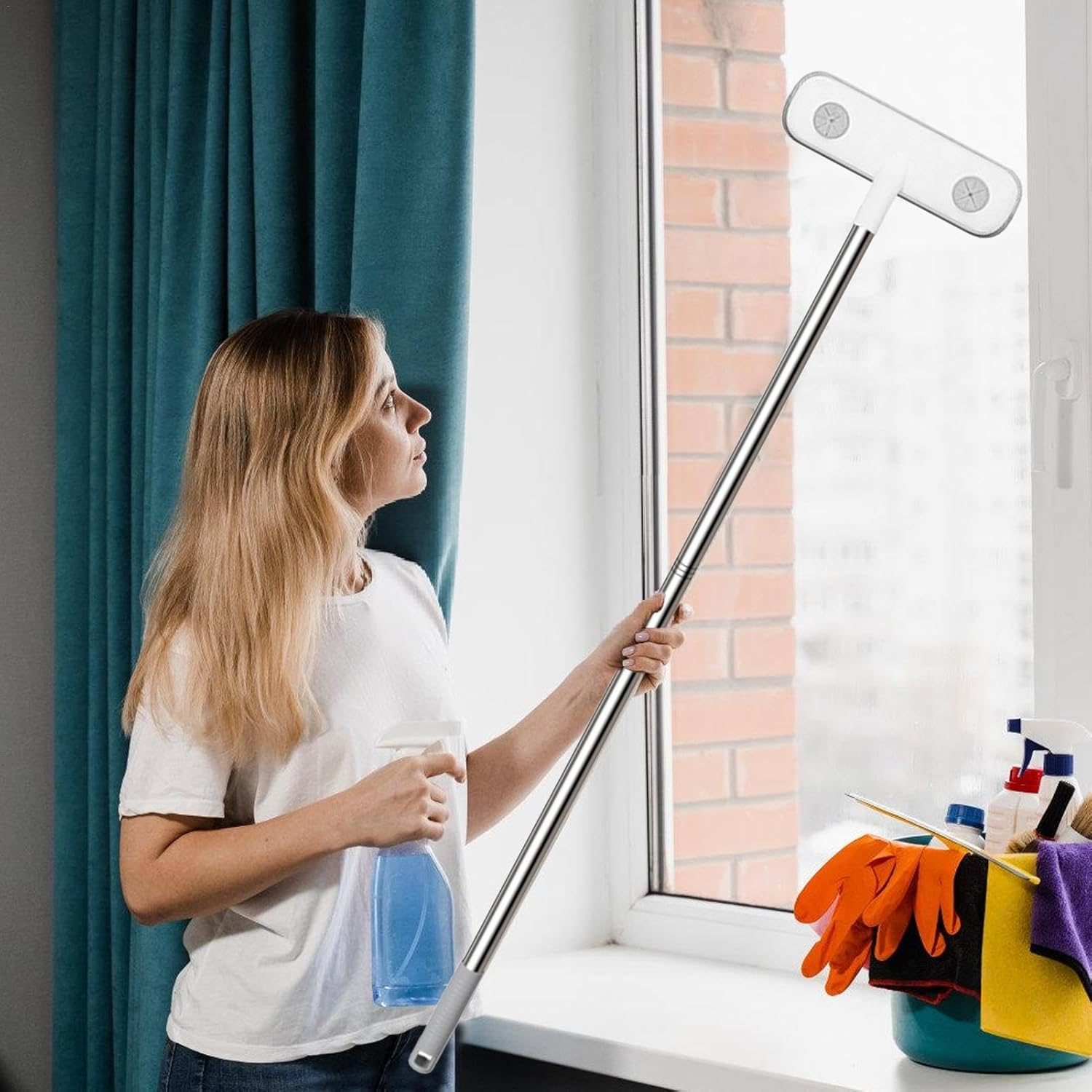 Window Screen Cleaner Tool,Screen Cleaning Brush Mesh Cleaner | Window Screen Tool, Mesh Window Screen Cleaner for Home, Women, Men, Adults image number 2