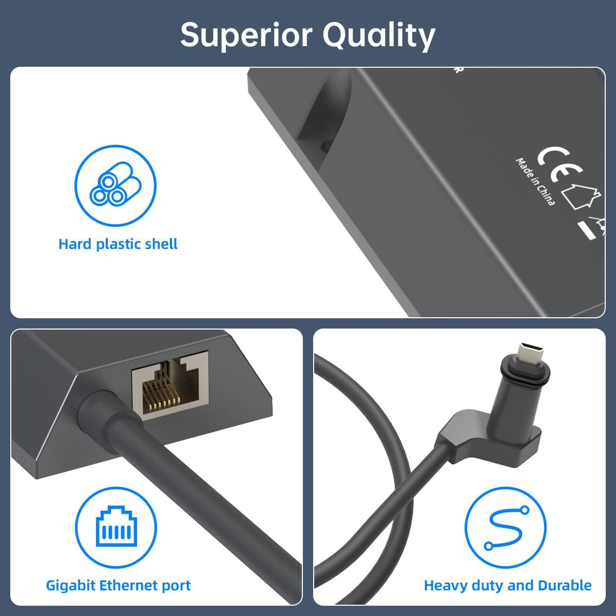 Starlink Ethernet Adapter for Wired External Network Starlink Standard Actuated Gen 2 image number 3