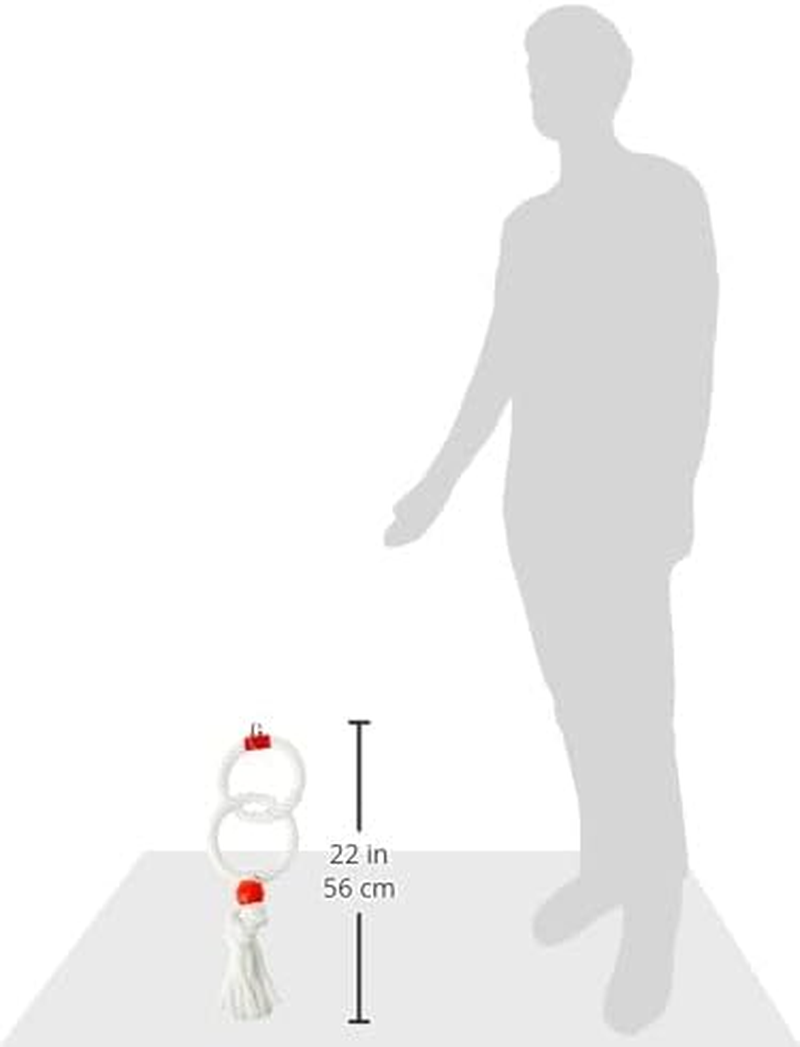 Rosewood Parrot Toy Twin Parrot Rings, Large image number 3