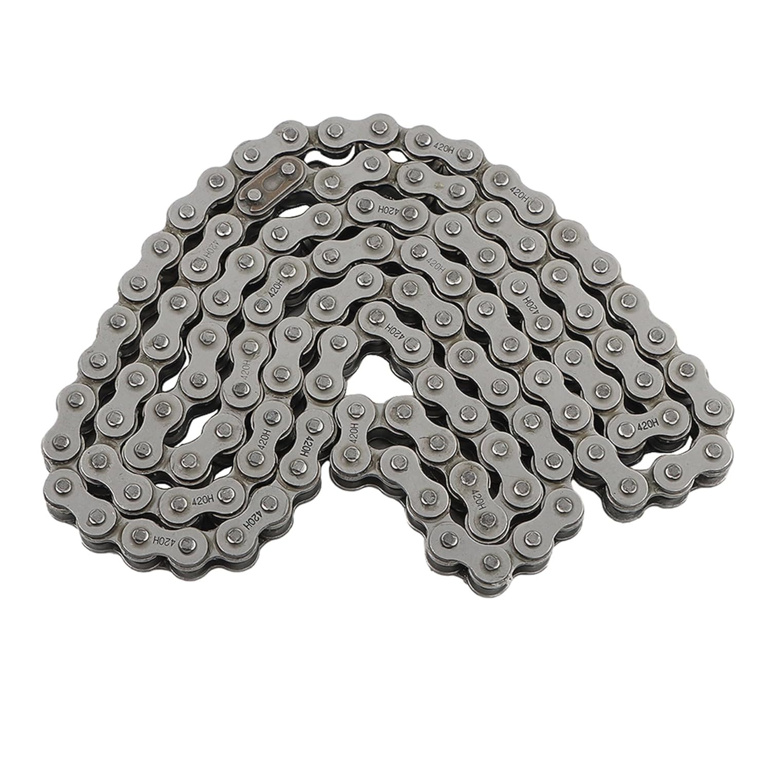 420 Size 120-Link Drive Chain with Joiner Link Replacement for 110Cc/125Cc ATV, Pit Dirt Bike and Buggy image number 1