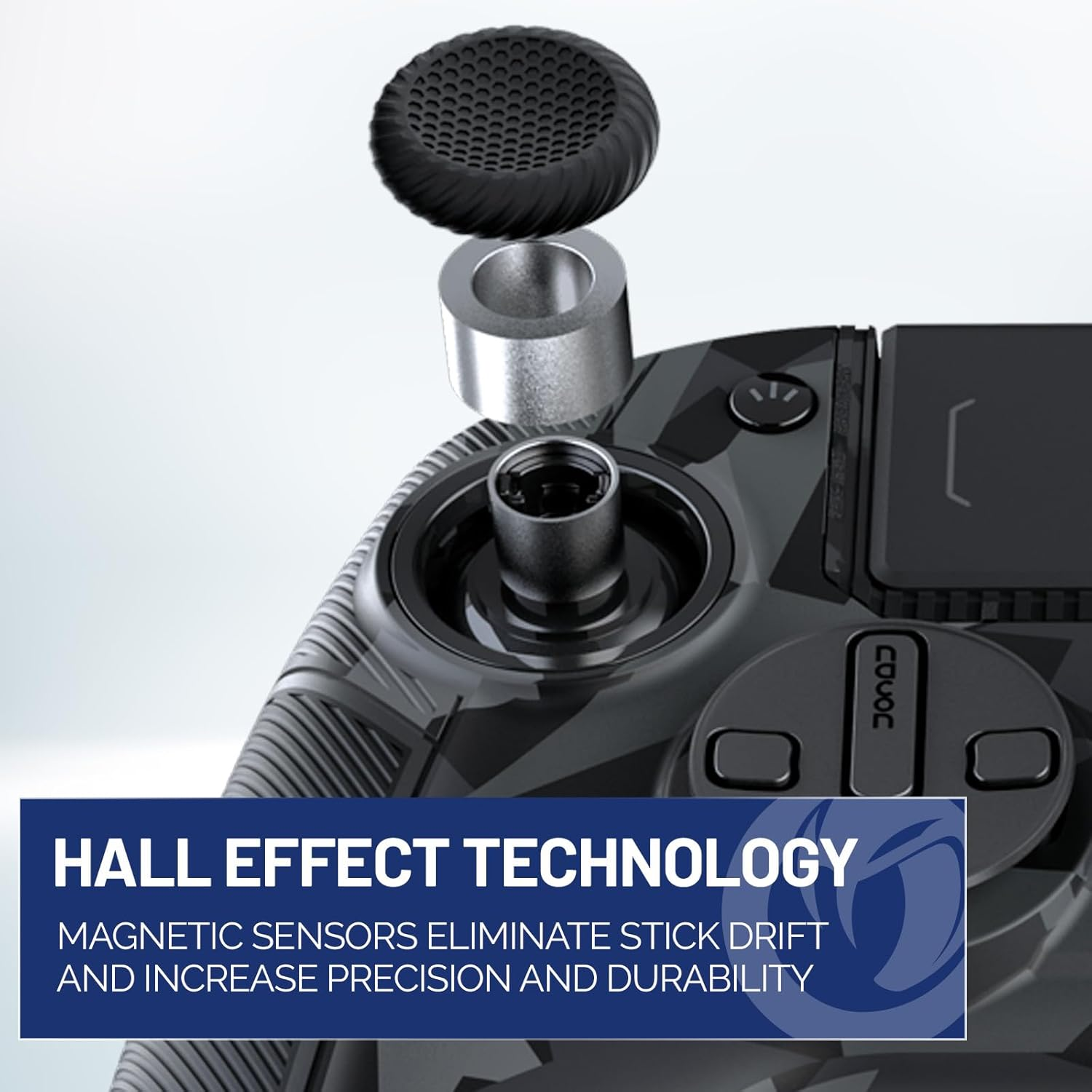 Nacon Revolution 5 Pro Officially Licensed Playstation Wireless Gaming Controller for PS5 / PS4 / PC - Hall Effect, Trigger Stops, Mappable Buttons, Bluetooth Audio - Urban Camo