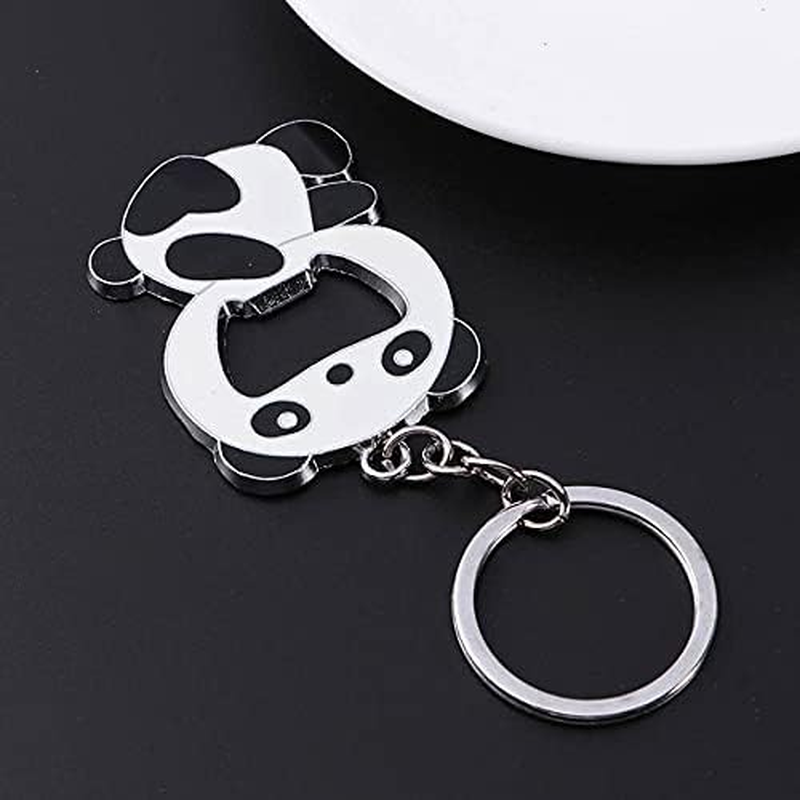 ARFUKA Cute Panda Bottle Opener Keychain - Portable Beer & Soda Opener Keyring, Durable Beverage Opener Tool for Men Women (Gift Idea) image number 3