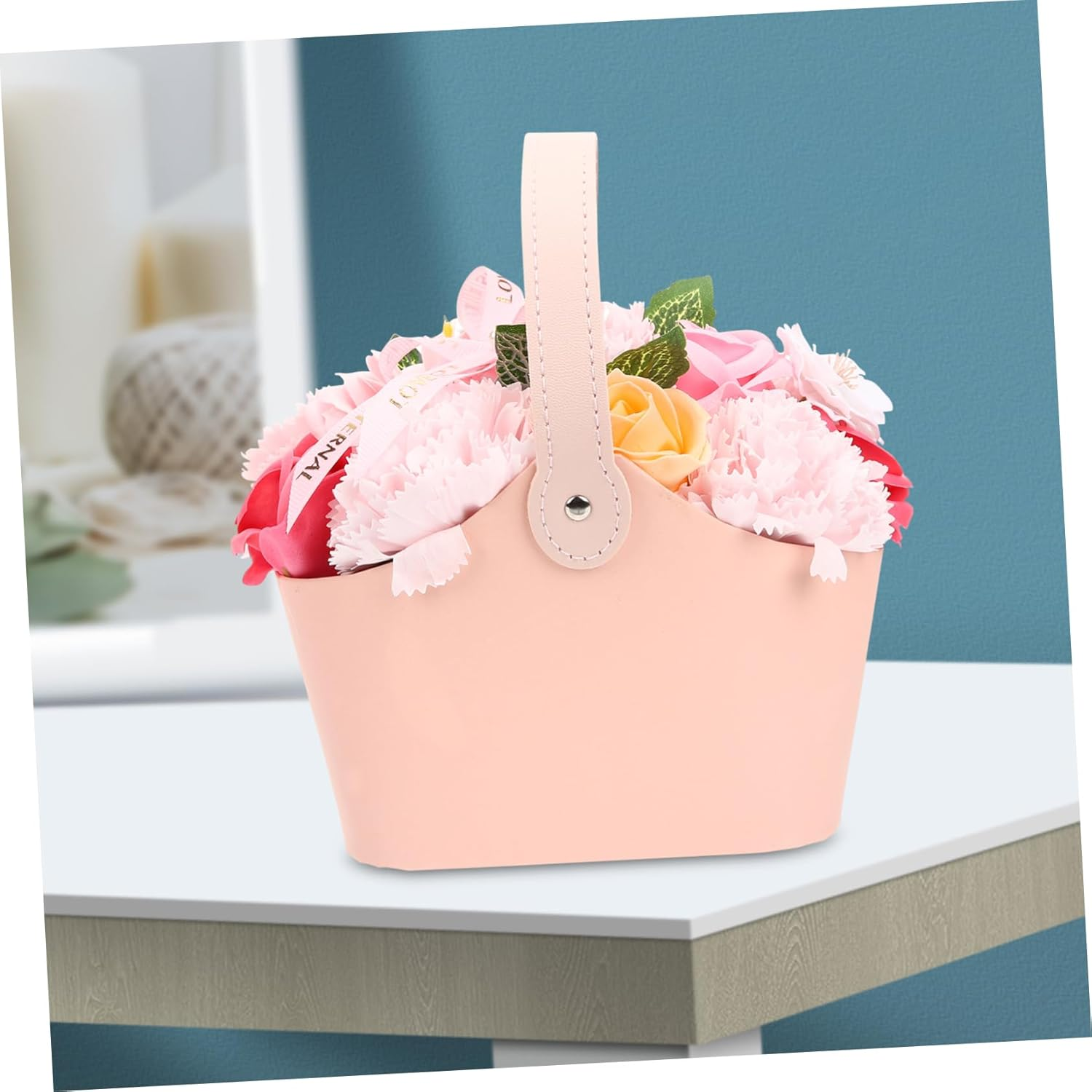 Gadpiparty Floral Scented Soap Flower for Wedding Anniversary Valentine Day Decorative Soap Arrangements for Women for Home and Special Occasions image number 2