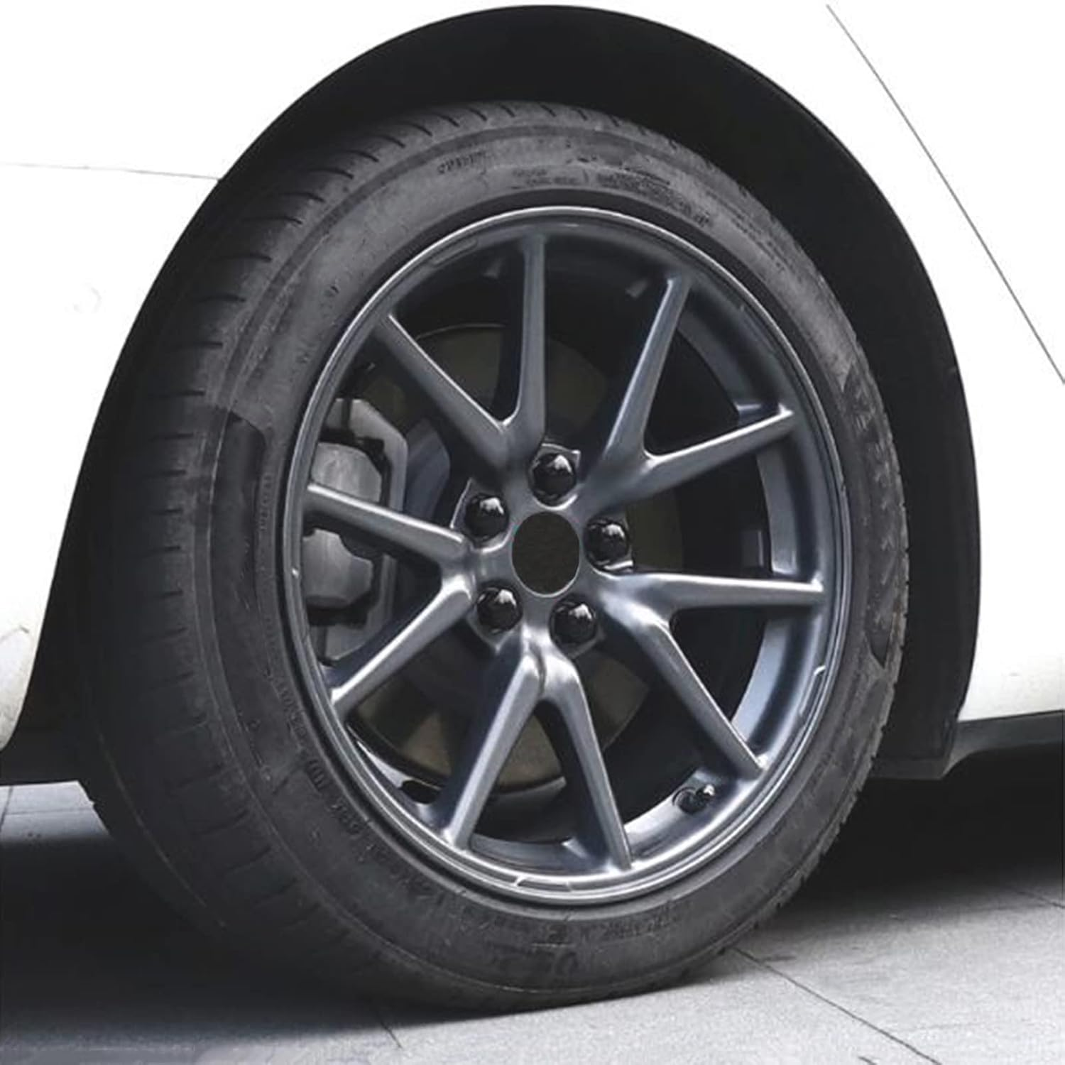 XUKEY Pack of 20 Wheel Bolt Caps 19 Mm Universal Wheel Nut Caps, Plastic Caps Covers for Screws, Hexagonal Tyre Nut Covers with Removal Tool Set (19 Mm) image number 5