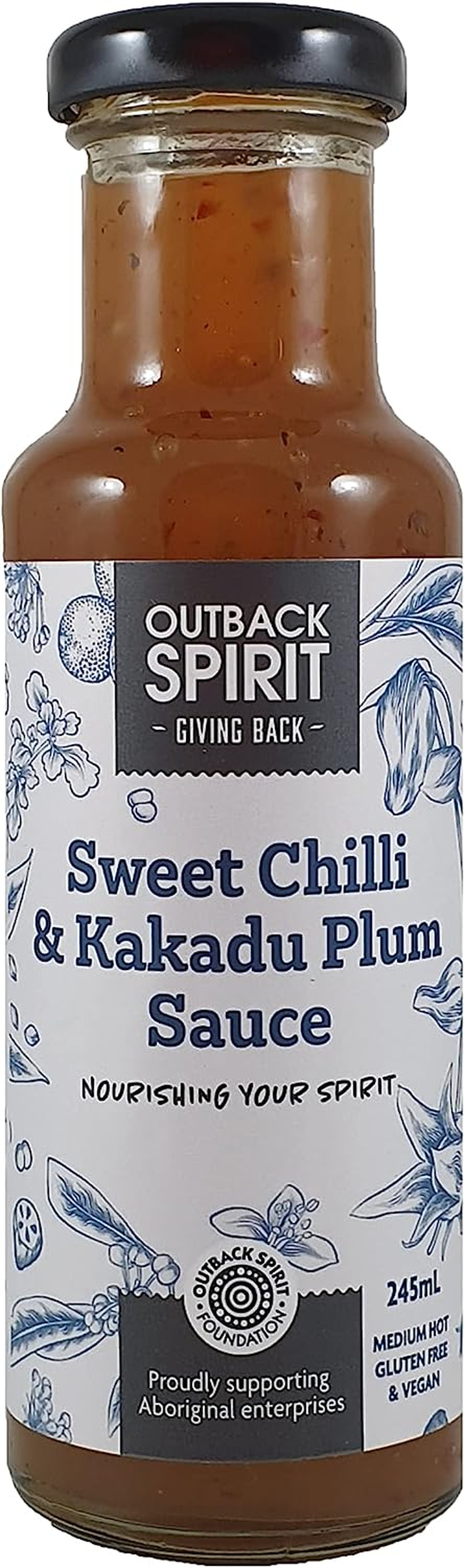 Outback Spirit Sweet Chilli and Kakadu Plum Sauce 250 Ml image number 2
