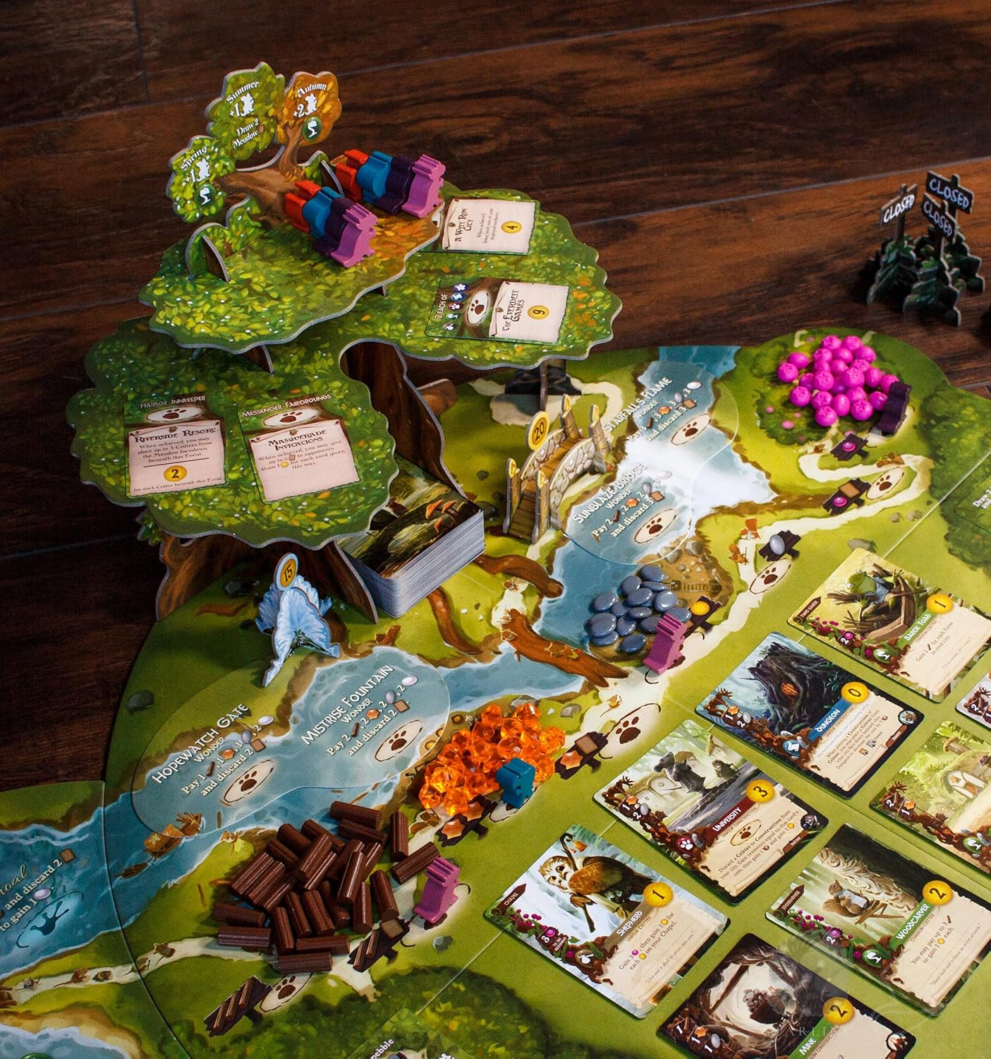 Starling Games Everdell Pearlbrook 2Nd Edition Board Game Expansion for 1-4 Players image number 3