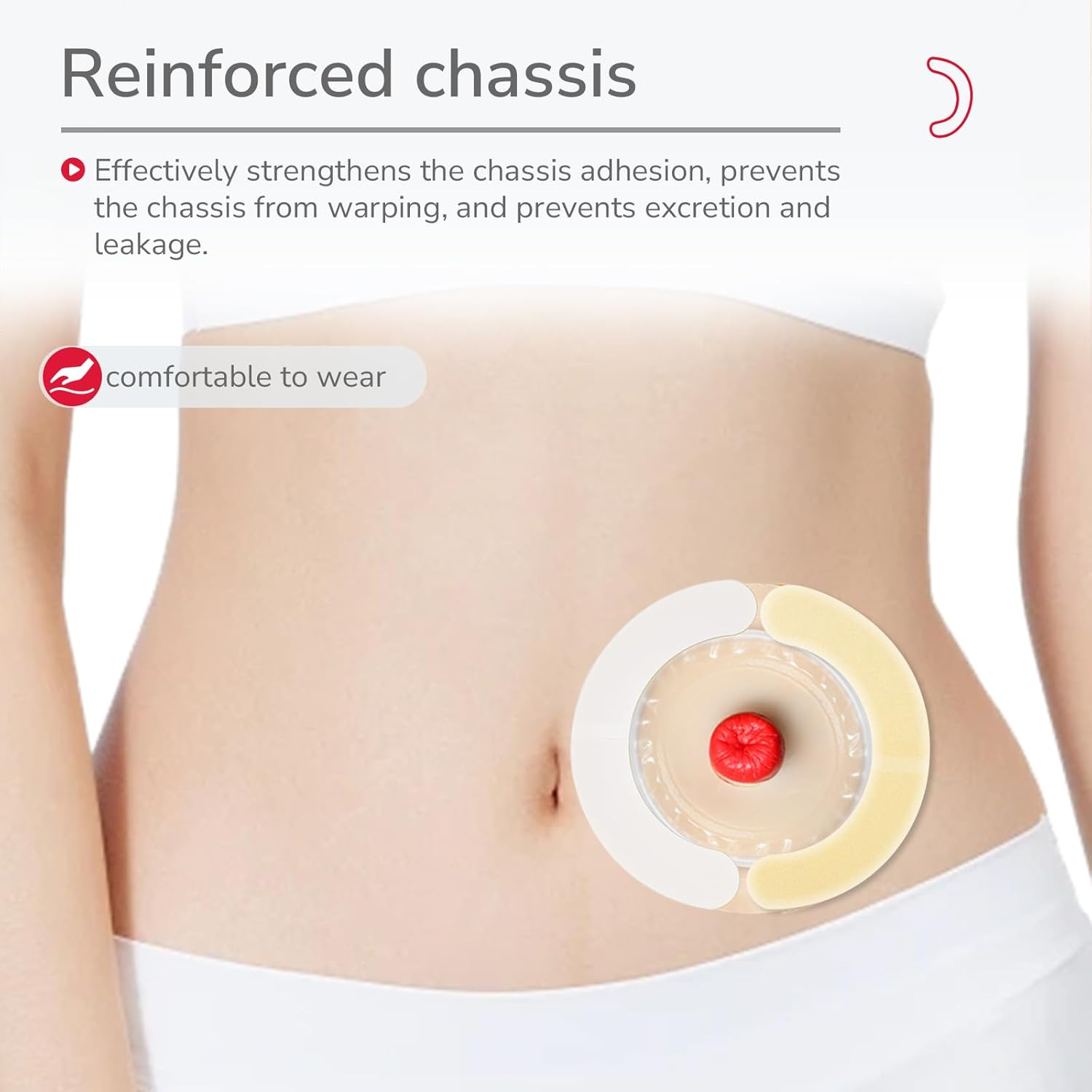 DERAYMI 20 Pack Ostomy Barrier Strips, Elastic Colostomy Film Tape to Stop Leaks, Latex-Free Medical Grade Hydrocolloid Skin Flange Extenders Stoma for Colostomy Ileostomy Bags Pouches image number 1