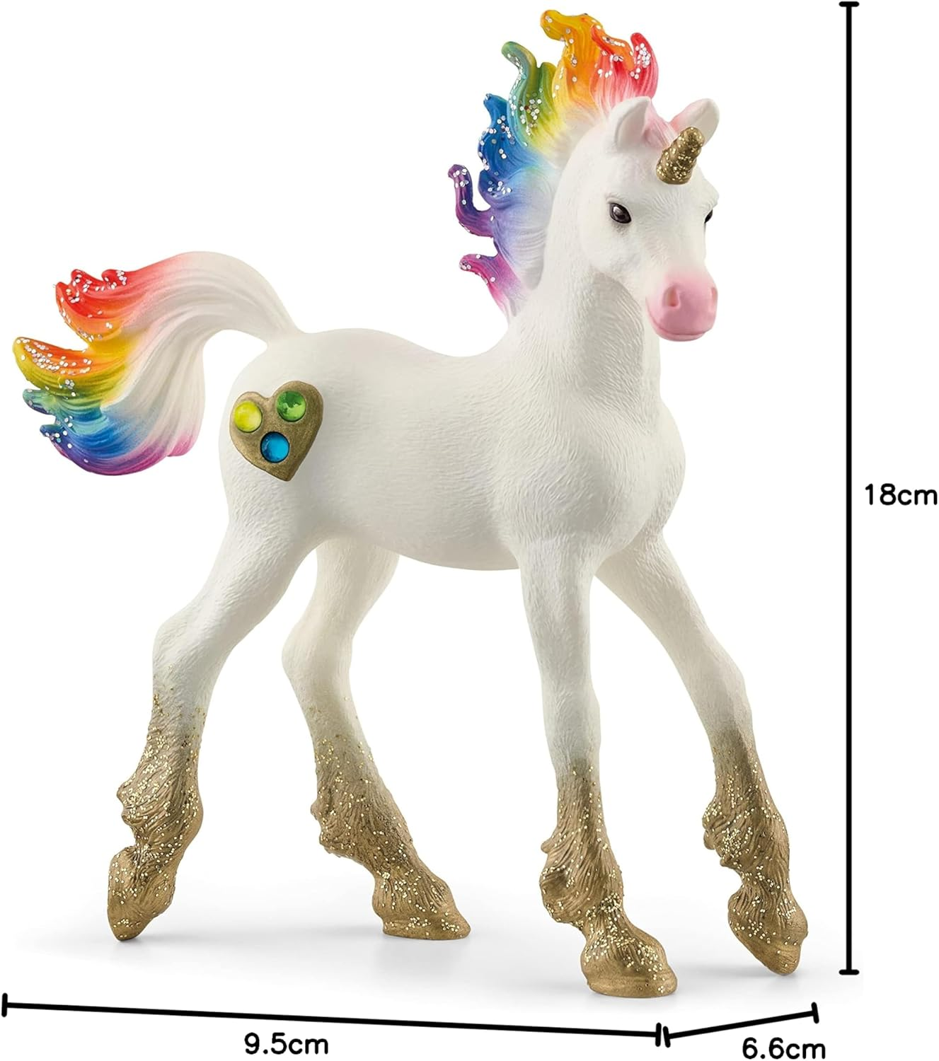 Schleich - Rainbow Love Unicorn Foal image number 1