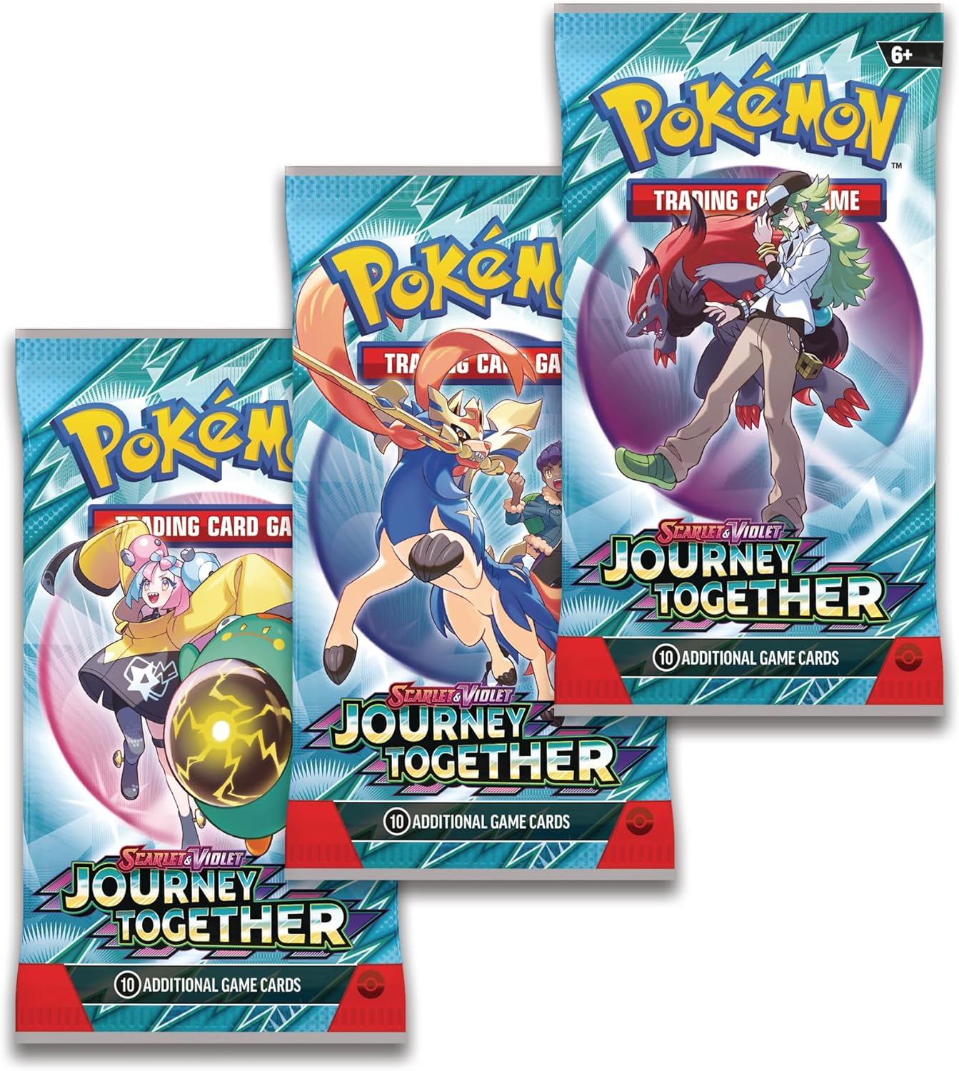 Pok&eacute;mon TCG: Scarlet & Violet&mdash;Journey Together 3-Pack Blister &ndash; Yanmega (3 Booster Packs & 1 Foil Promo Card)