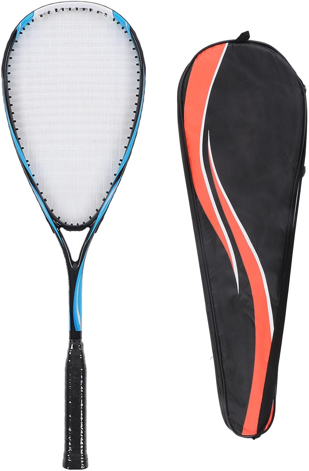 Squash Racket, Lightweight Squash Racquet, Large Racquet Face Shock Proof Squash Racquet Pack for Adult, Hit More Accurately, Squash Court Pack image number 4