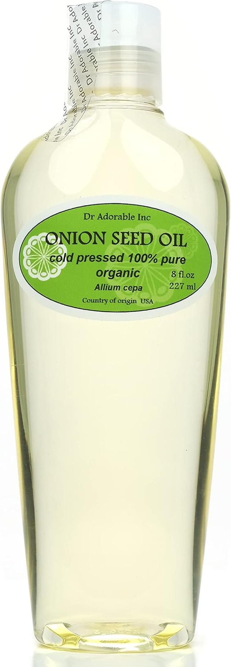 Dr Adorable - 8 Oz - Onion Seed Oil - 100% Pure Natural Premium Organic Cold Pressed