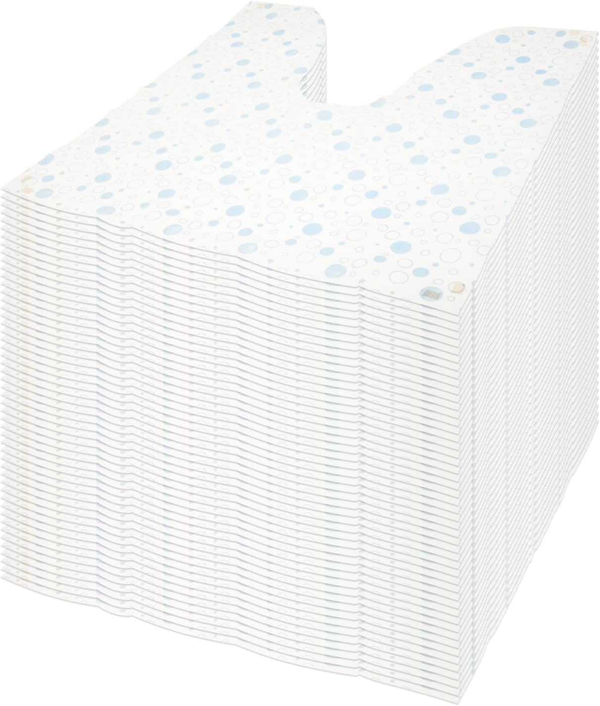 50Pcs Disposable Toilet Mats, Non Woven Fabric Toilet, Absorbent Floor Protector from Urine Disposable Floor Mat U-Shape Training Mats Commode Mats for Children Adults