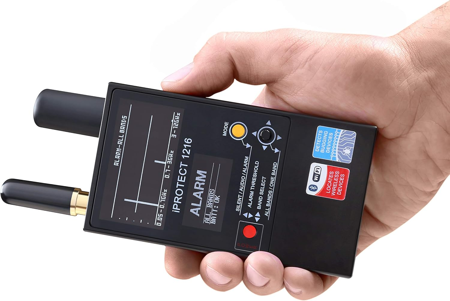 Spy Camera Detector Bug Hidden Device Locator Iprotect 1216 Professional Live Listening Microphone Sweeper Home Privacy Security