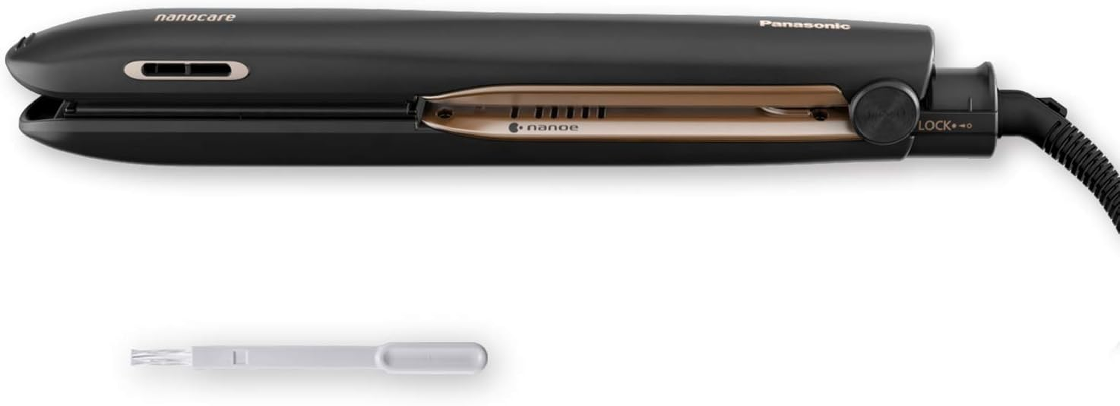 Panasonic EH-PHS9K Hair Straighteners with Nanoe&trade; Technology (Temperature Regulation, 5 Temperature Levels, Black/Rose Gold) image number 4