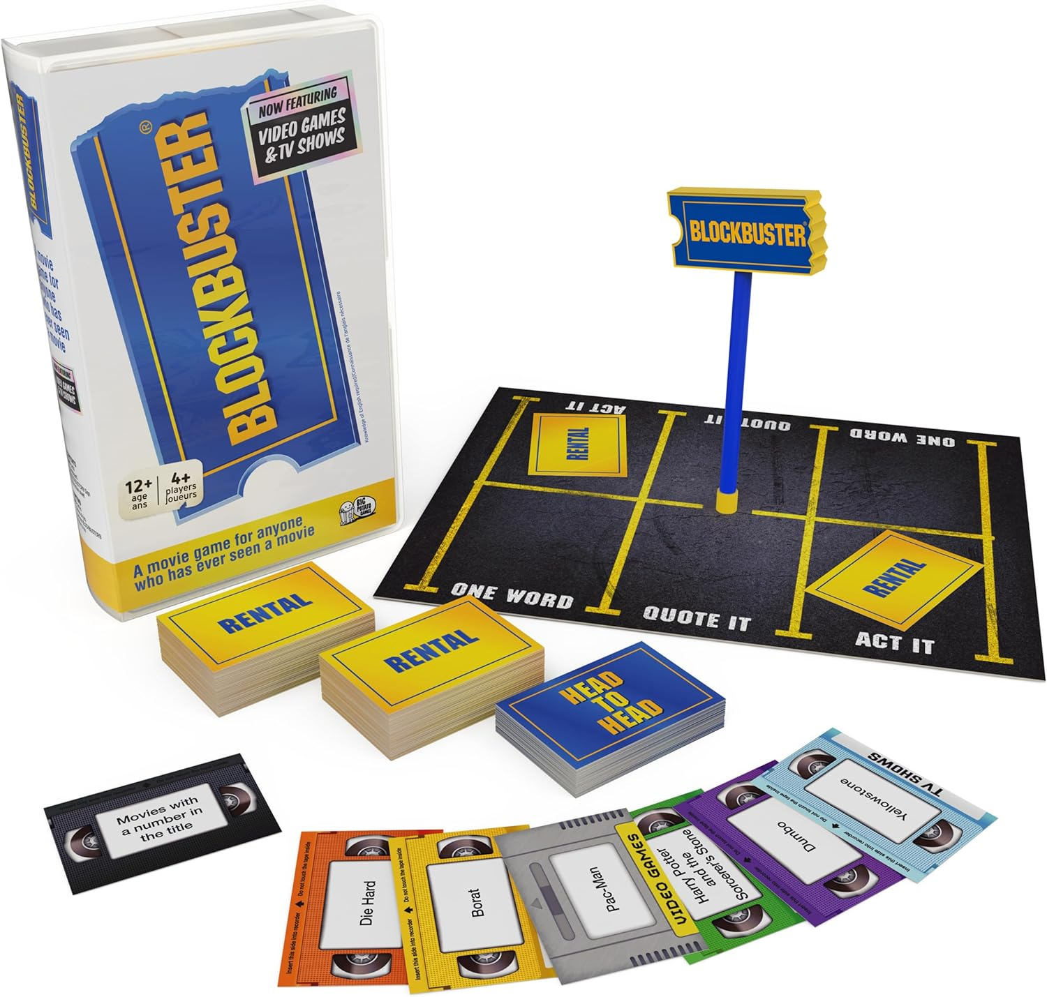 The Blockbuster Game: a Movie Party Game for the Whole Family- Now Featuring Video Games & TV Shows! image number 6