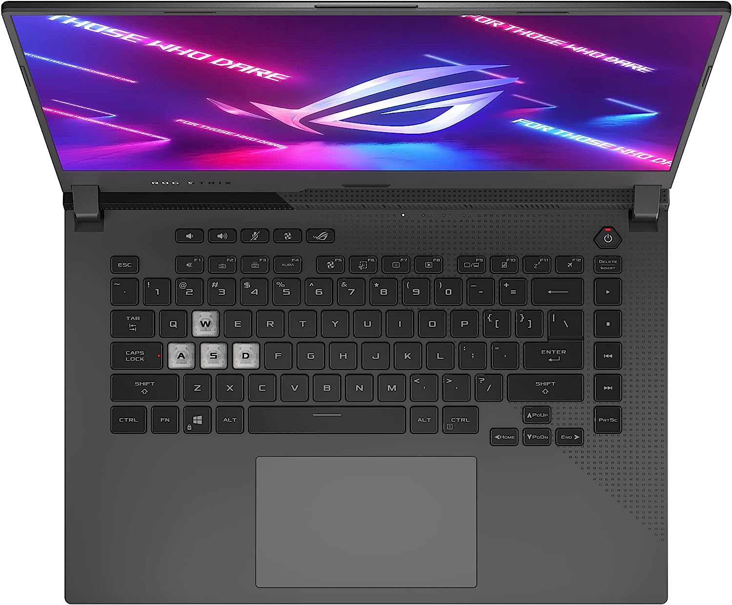 ASUS ROG Strix G15 Laptop, 15.6-Inch, Windows 11 Home, AMD Ryzen 7 4800H Mobile Processor, 512GB SSD, 16GB RAM, NVIDIA&reg; Geforce RTX&trade; 3050 Ti Graphics, Gray, G513IE-HN089W image number 2