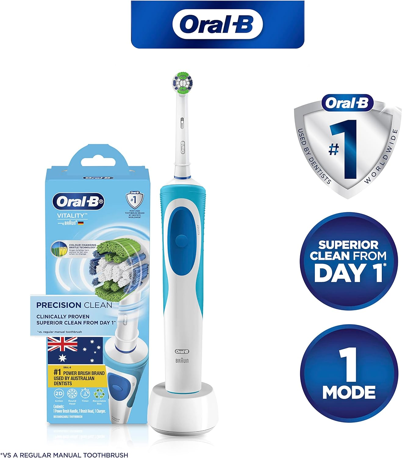 Oral-B Vitality Precision Clean Electric Toothbrush image number 3