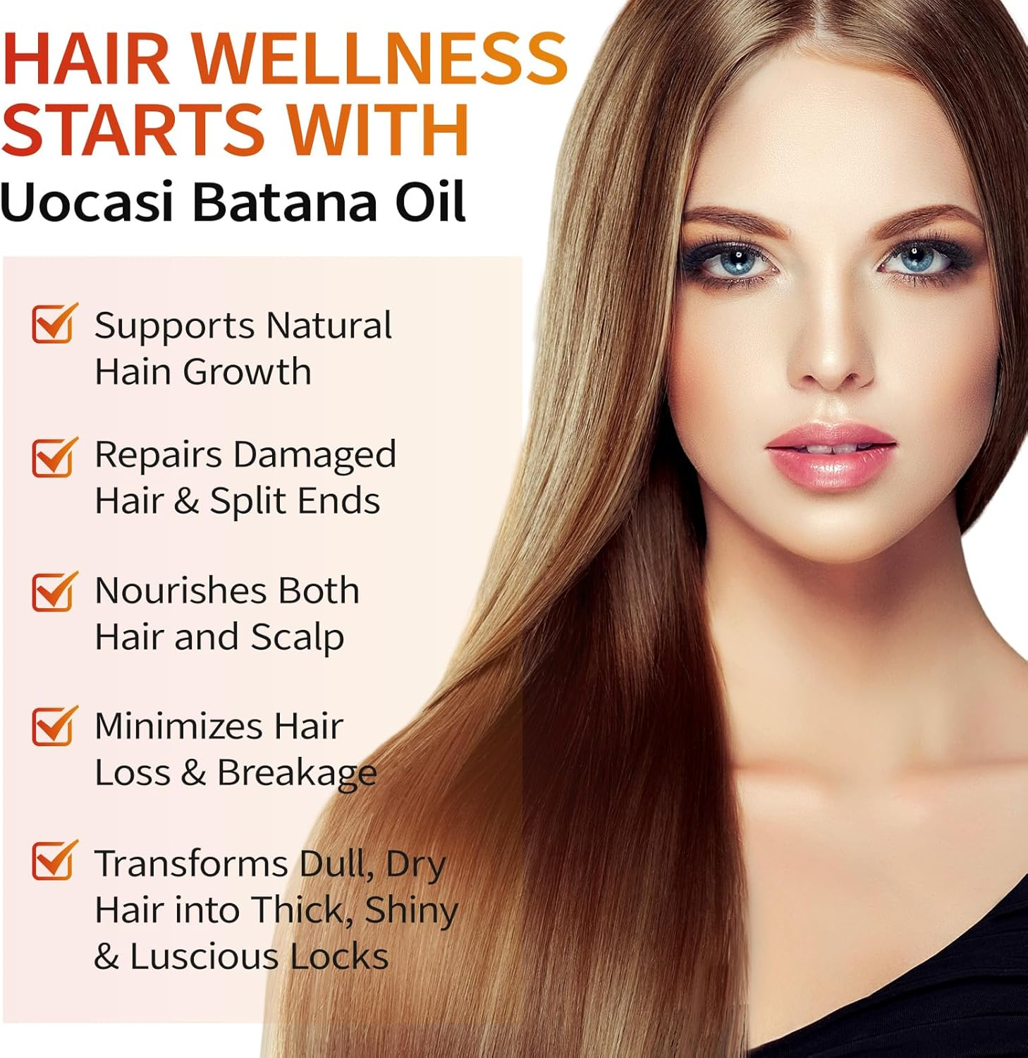 Batana Oil for Hair Growth, Pure Organic Natural and Cold Pressed Hair Oil for Hydrating & Repairing Dry, Damaged Hair Skin Care, Face, Body image number 2