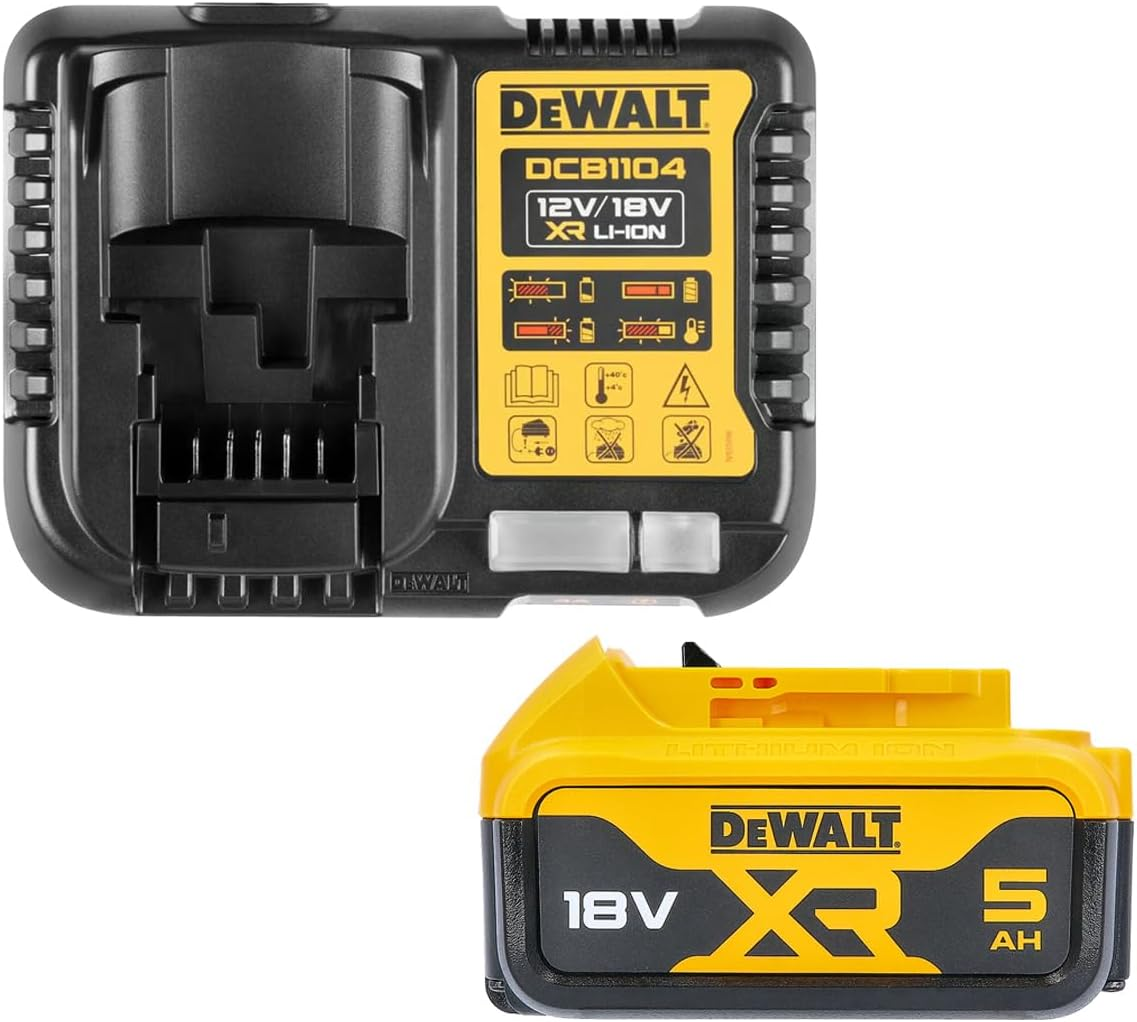 Dewalt 18V 5.0 Battery and Charger Starter Kit Genuine AU Model image number 1