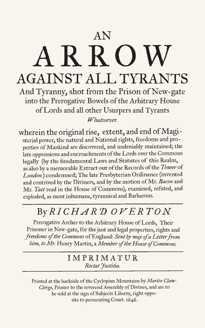 An Arrow against All Tyrants: with an Introduction by Professor Ian Gadd