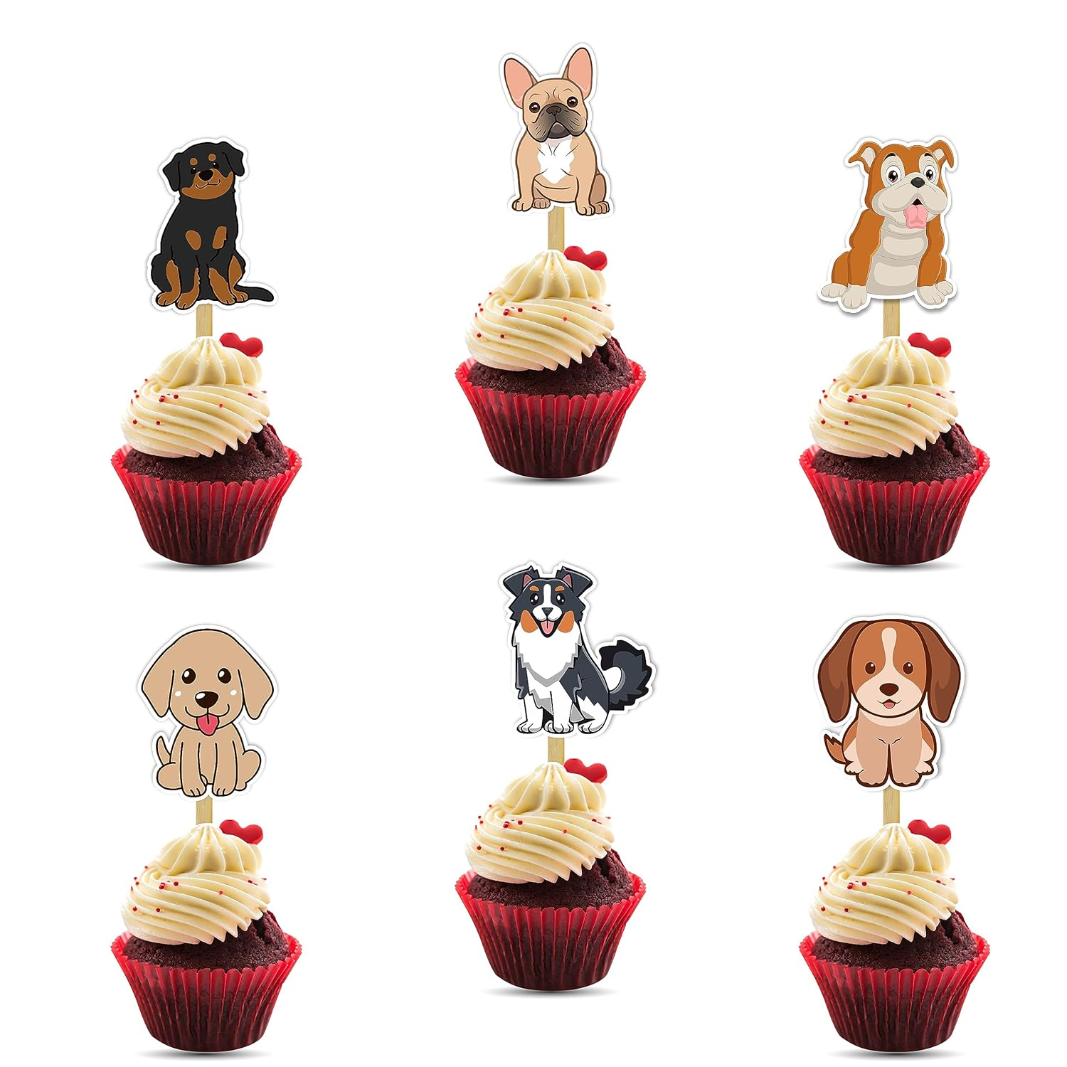 Puppy Dog Cupcake Topper