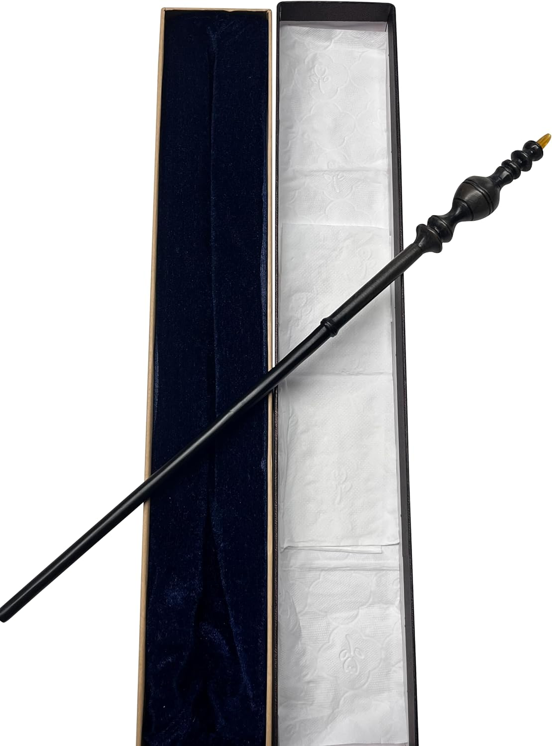 Oakamy Sorceress Cosplay Minerva Mcgonagall Magic Wand Halloween Professor Cosplay Wizard Wand Magic Stick Carnival Film Set Movie Props, Brown, M image number 4