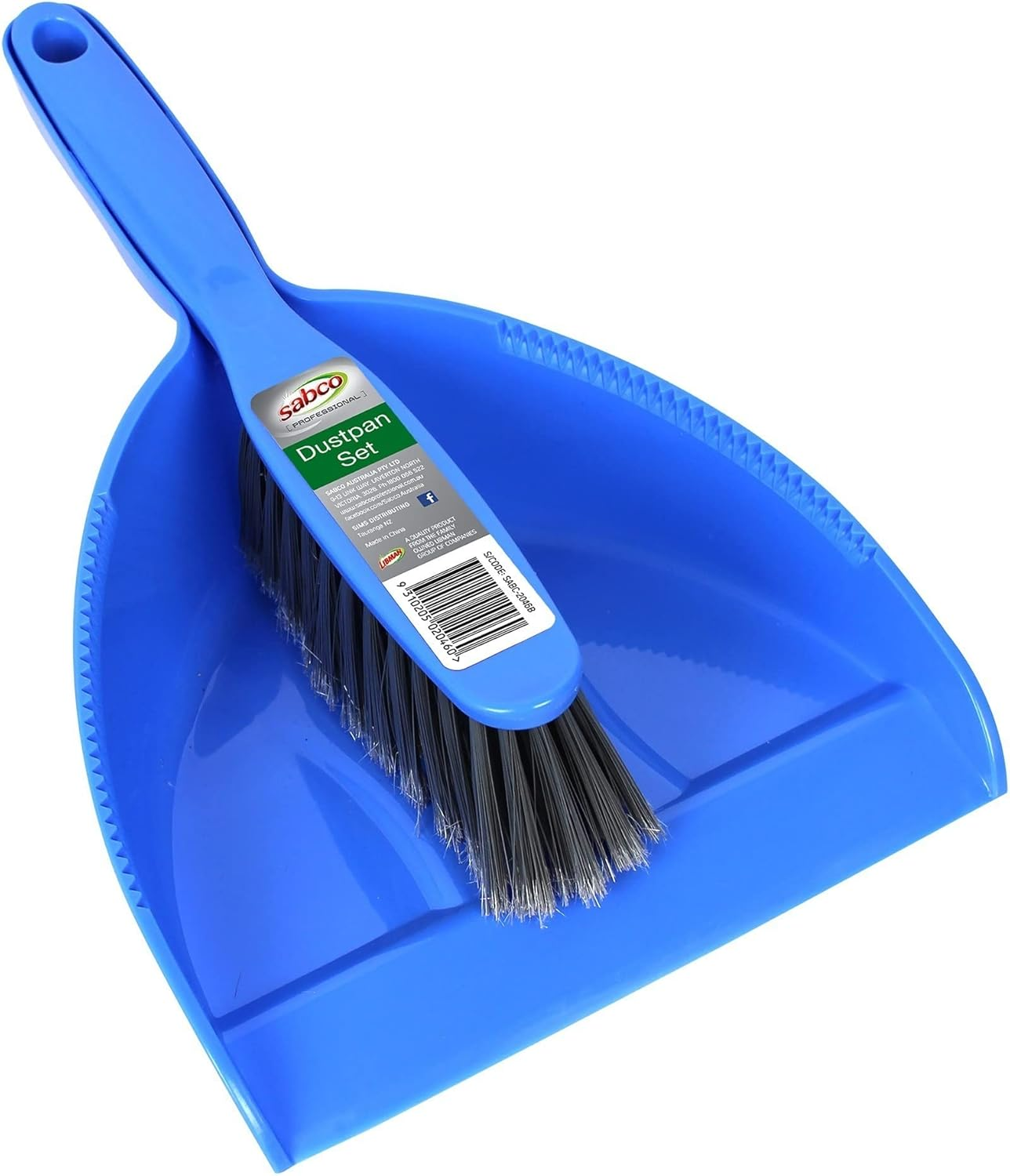 Sabco Professional Dustpan Set, Blue