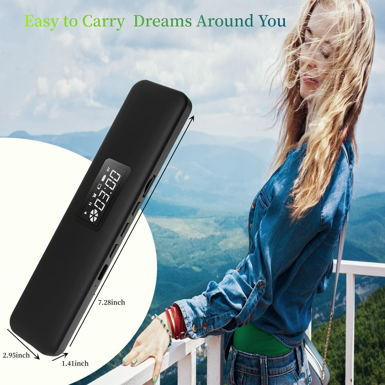 Bluetooth Pillow Speaker for Sleeping, Sleep Bar Pillow Speaker, Deam Pro under Pillow Speaker Insomnia White Noise Machine with Volume Control for Side Sleepers (White)