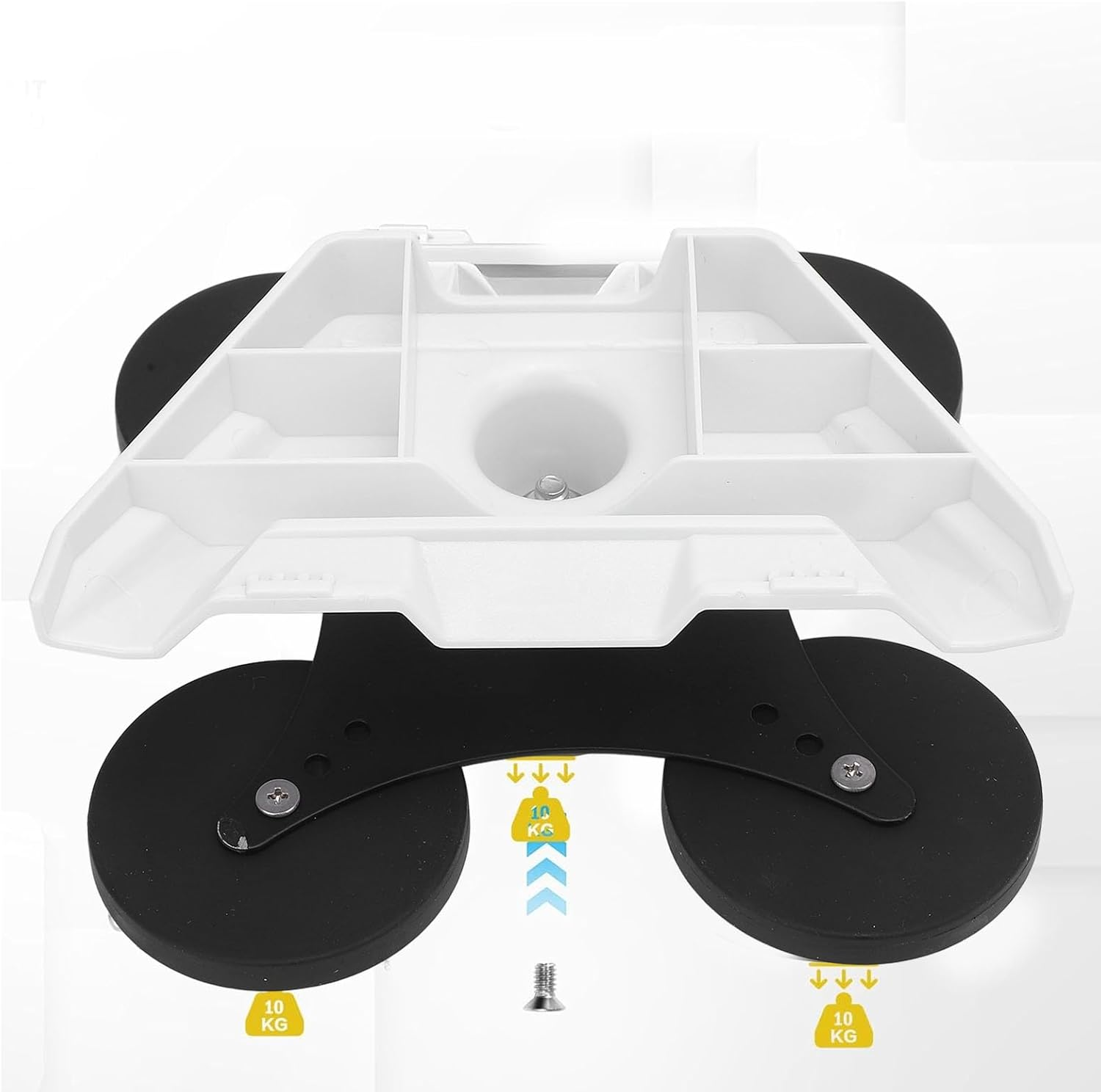 Magnetic Mount for Mini, 400 Lbs Mini Magnetic Roof Mounting Kit, RV, Yacht and Car Roof Mount, 4 Magnetic Bases, Mini Mounting Kit with Pipe Adapter image number 5