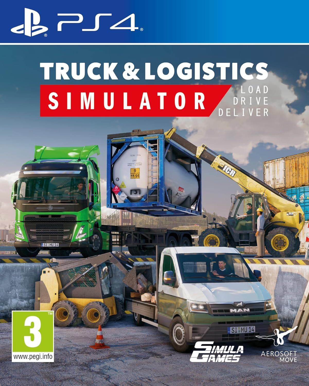 Aerosoft Truck and Logistics Simulator Playstation 4 Game image number 3
