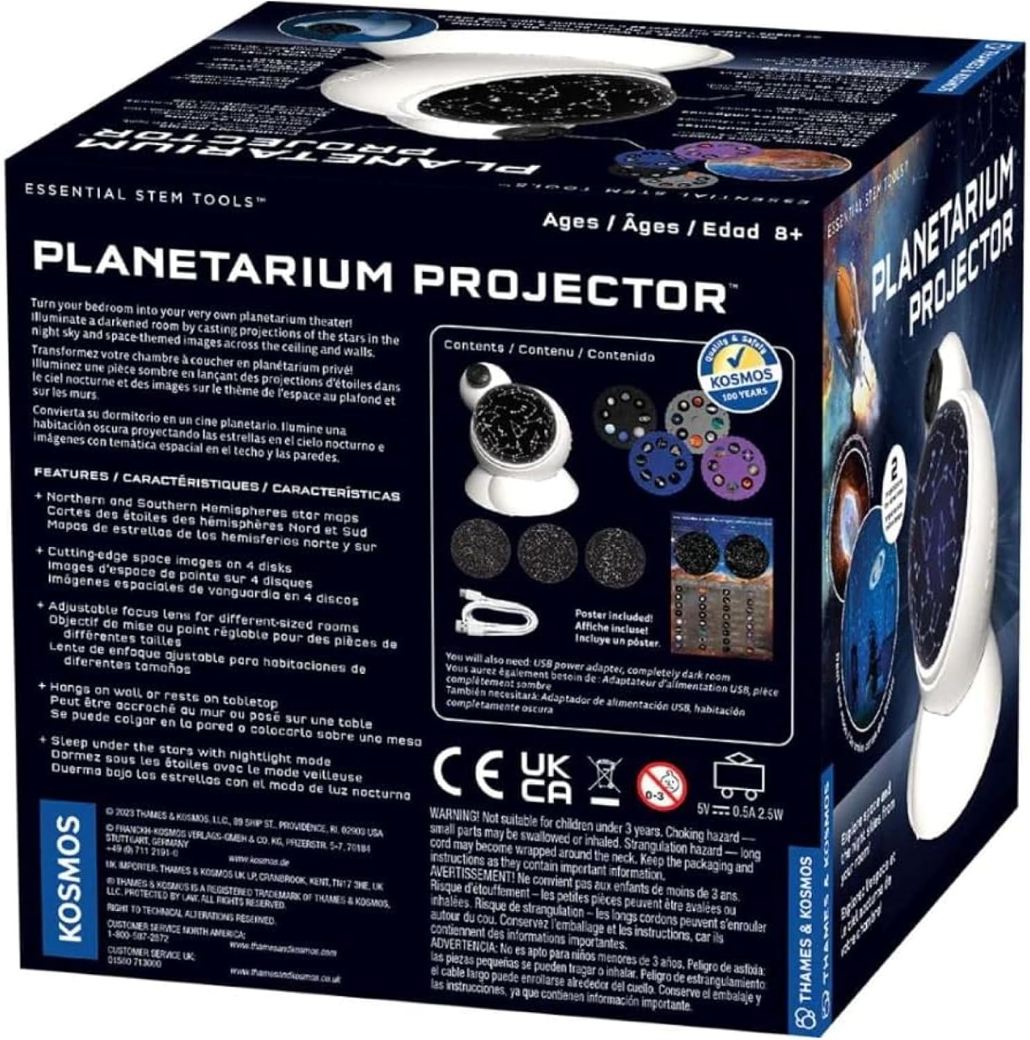Thames & Kosmos Planetarium Projector - Educational Science Kit for Children & Young Teens - Space Theme - Ages Youth - Requires Adult Supervision image number 1