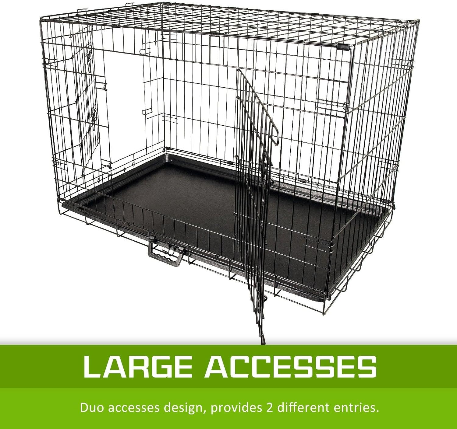 Paw Mate Dog Cage with Removable Tray image number 3
