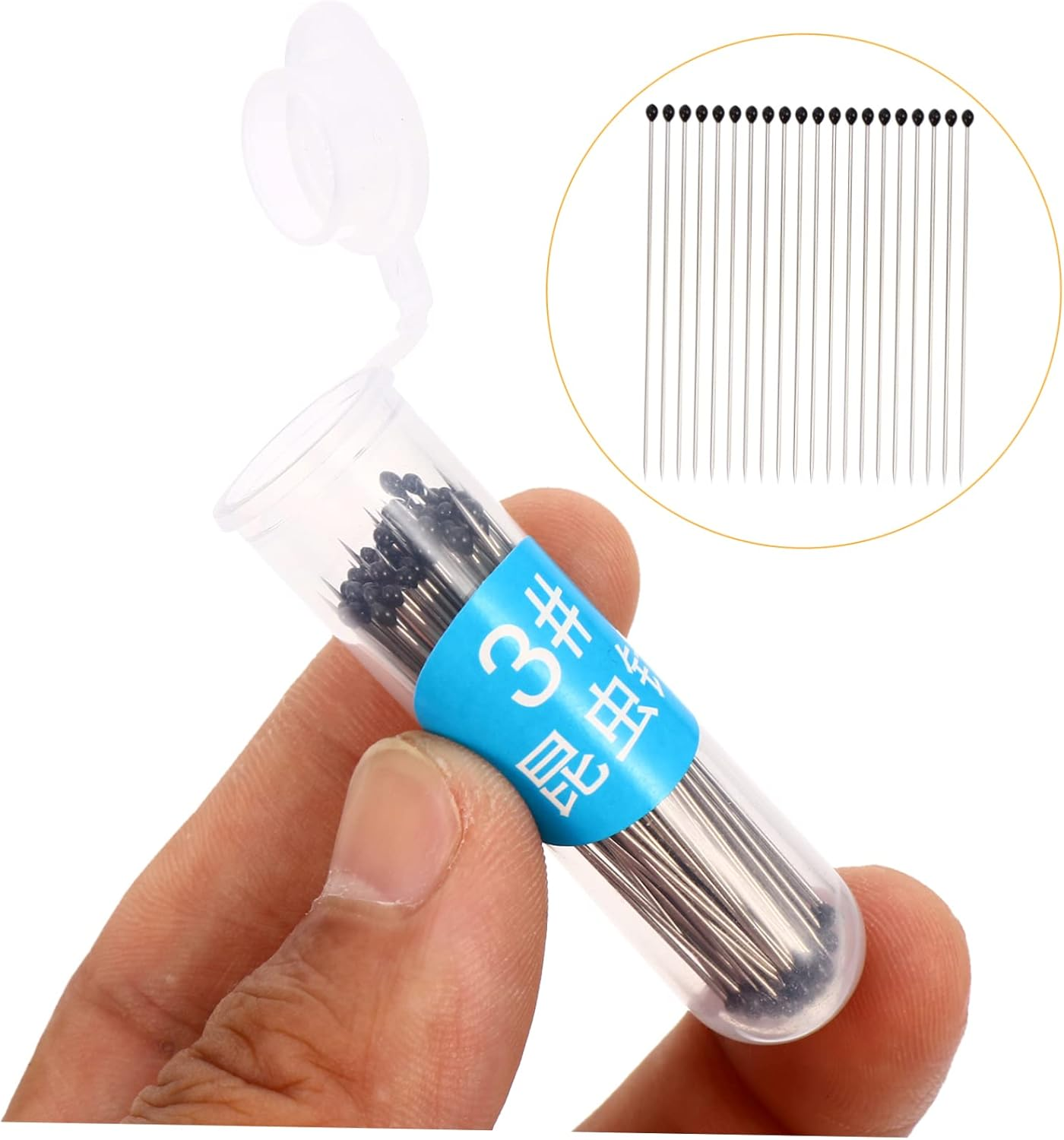 JECOMPRIS Specimen Pin 600 Pcs Insect Specimen Needle Stainless Collector Entomology Pin Entomology Kit image number 6