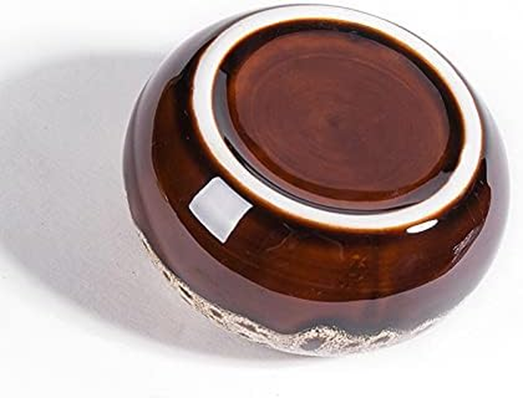 Ceramic Storage Jars, Exquisite Glaze Food Canisters for Kitchen Spice Storage,Tea Caddy Storage,Coffee Jar,Condiment Jar with Seald Lid (Red B) image number 6