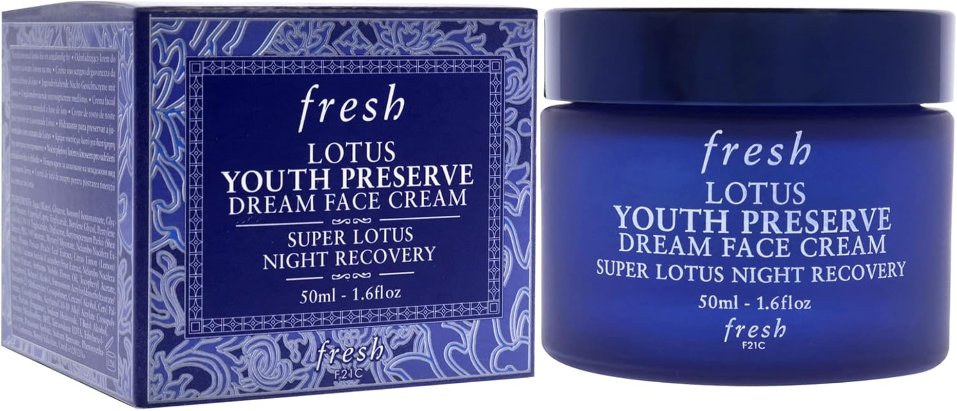 Lotus Youth Preserve Dream Face Cream Recovers and Resets by Fresh for Women - 1.6 Oz Cream image number 1