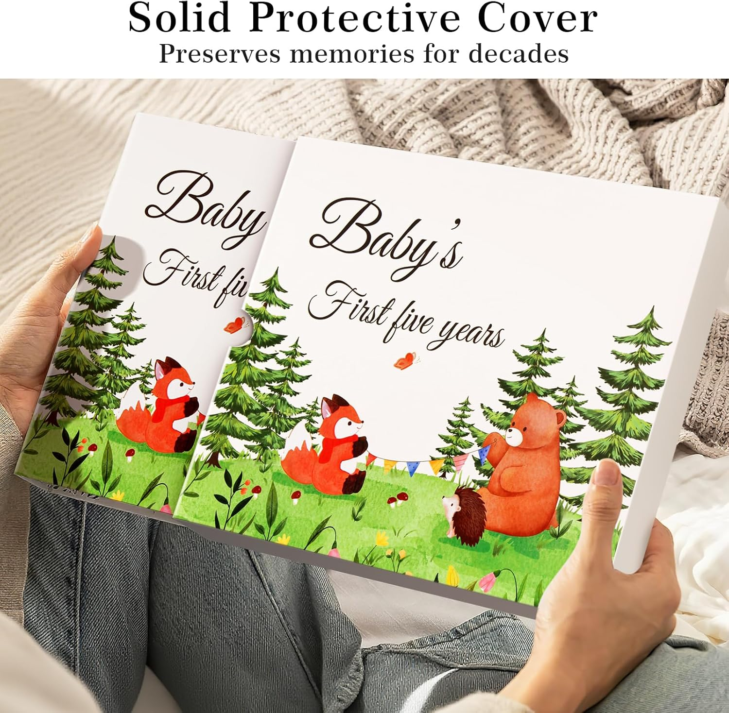 Baby Memory Book for Boy or Girl - First 5 Year Keepsake Album from Pregnancy to Age Five image number 1