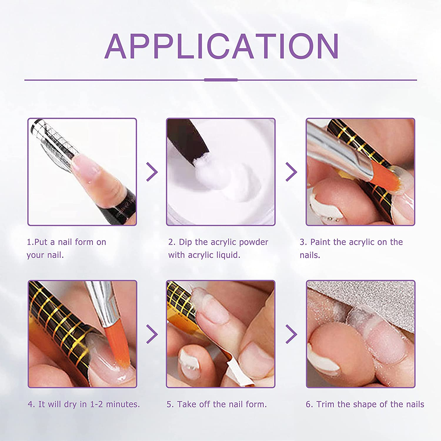 SULLMAR Acrylic Monomer Liquid 2Pcs X 75Ml Acrylic Monomer Liquid 5Oz Nail Acrylic Liquid Nail Tips for Acrylic Nails Professional Nail Monomer Liquid Odorless Monomer 2.5Oz/75Mlx2Pcs