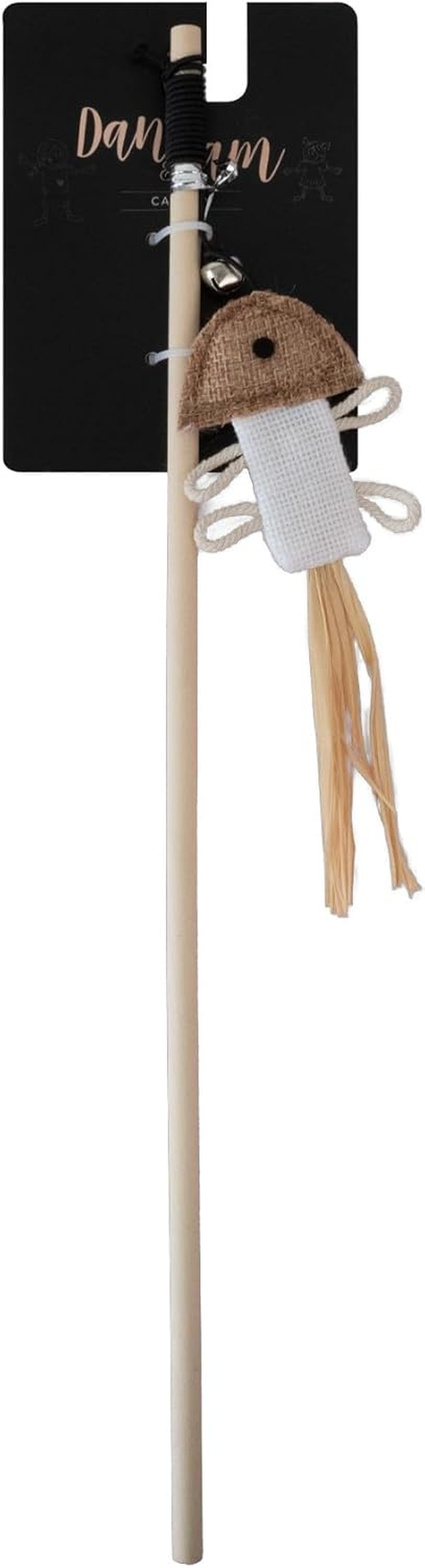 Dan & Sam Swimming Fish Cat Wand, Blue - Interactive Cat Toy, Realistic Fish Movement, Durable Safe Materials - Ideal for Indoor Play & Active Cats