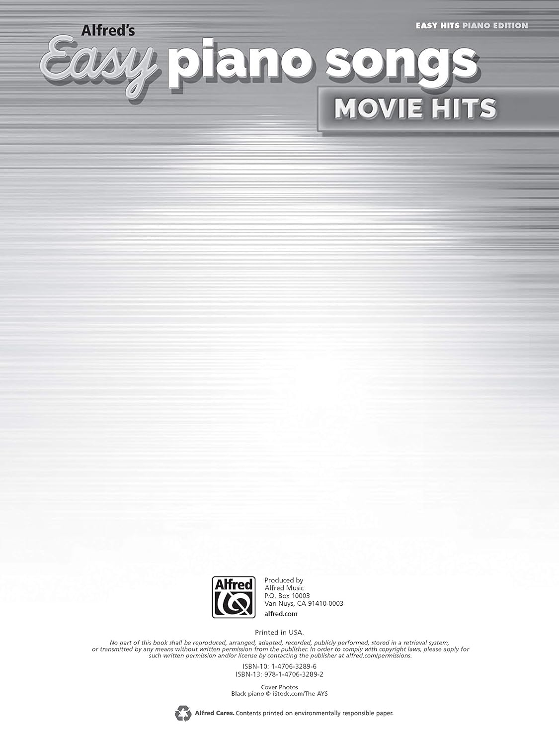 Alfred'S Easy Piano Songs -- Movie Hits: 50 Songs and Themes image number 3